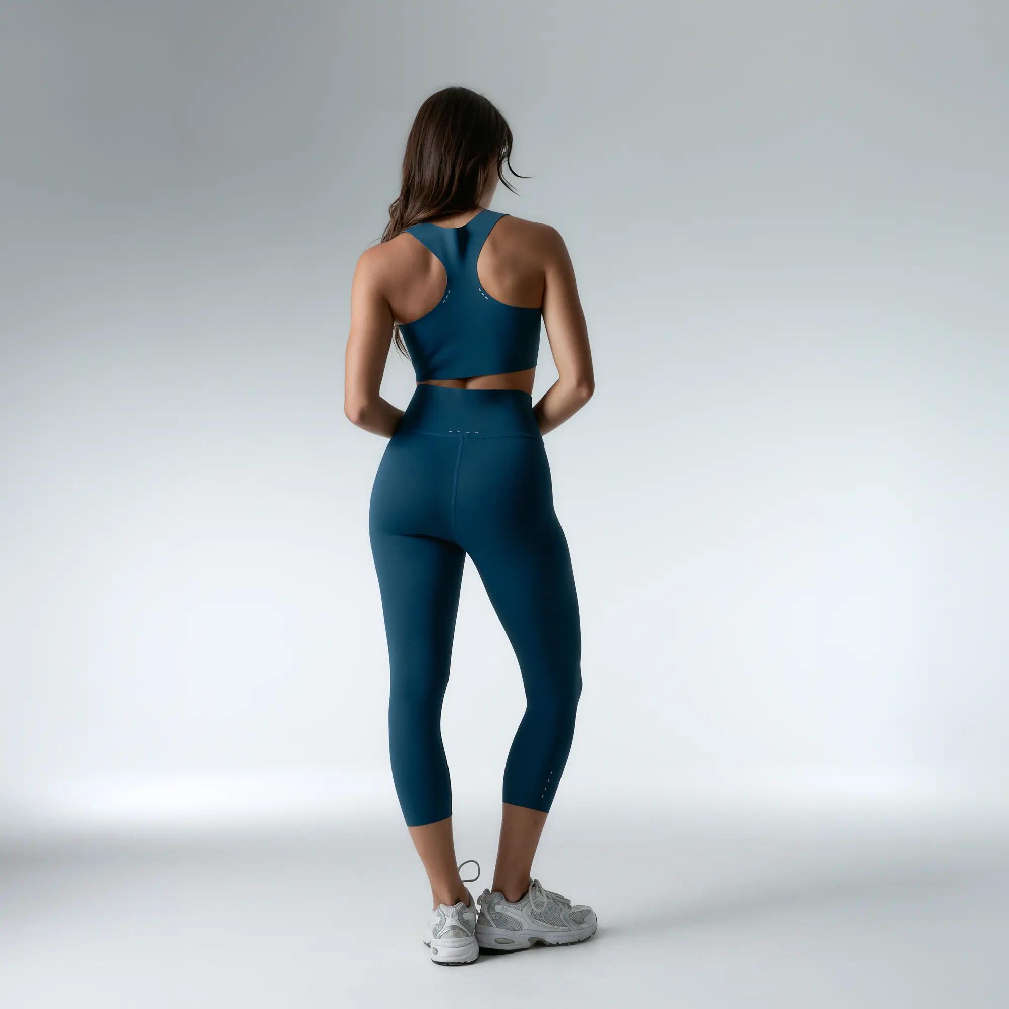 Ensemble de sport Top+Legging Strong motion Compressive pour femmes Black Limba 2/6