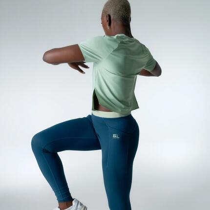 Ensemble de sport Top+Legging Boost & Aqualine pour femmes Black Limba