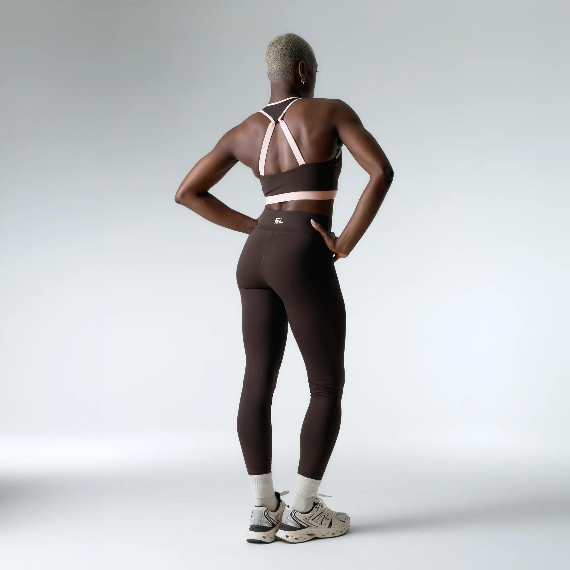Ensemble de sport  Top+Legging Shape Pulse & Ica pour femmes Black Limba 2/6