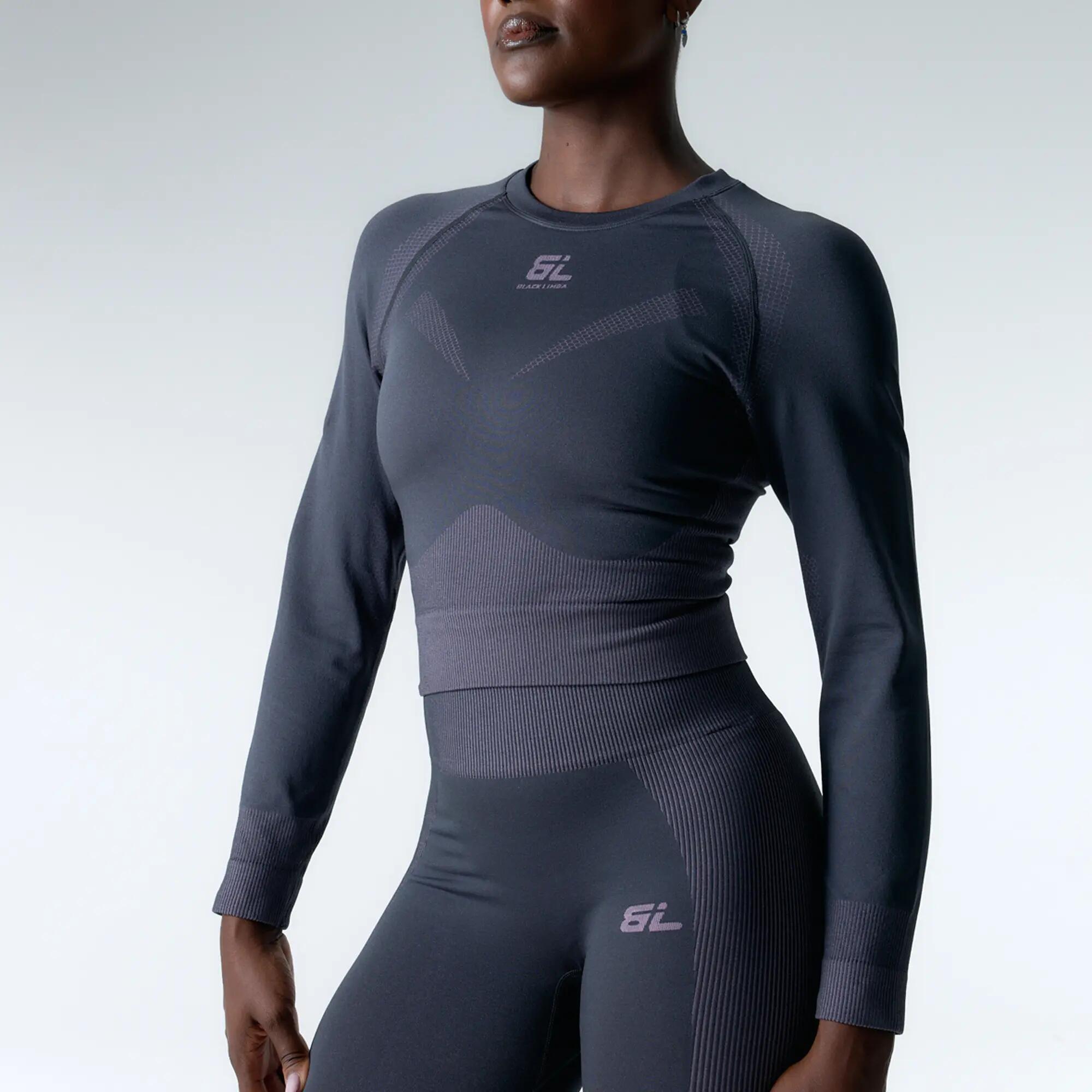 Conjunto desportivo Top+Legging Flex Motion & Flex Form das mulher Black Limba 3/6