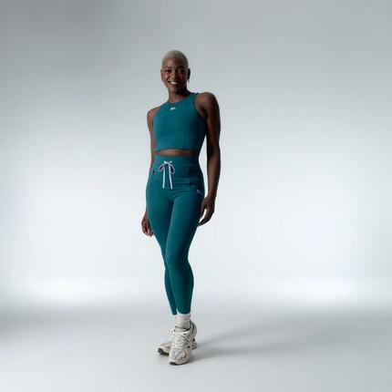 Ensemble de sport Top+Legging Stamina Compressive pour femmes Black Limba