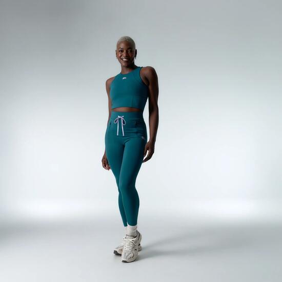 Ensemble de sport Top+Legging Stamina Compressive pour femmes Black Limba