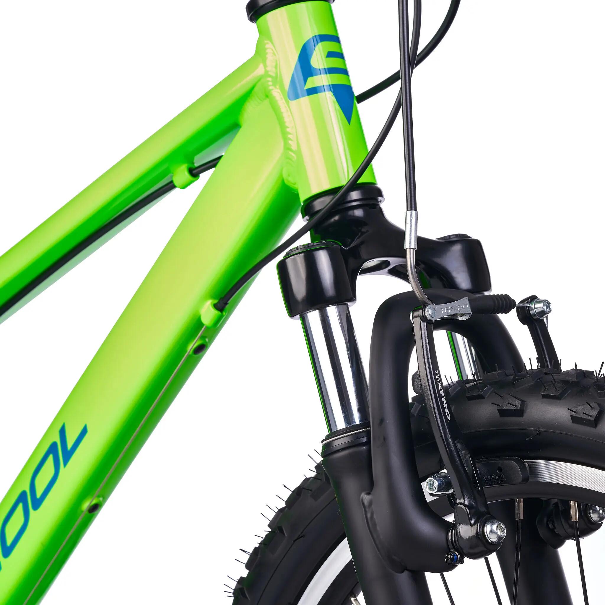 Kinderfiets 20/24/26 inch Xroc Pro 7-speed V-brake vanaf 6 jaar Neon Groen/Oceaa 5/7