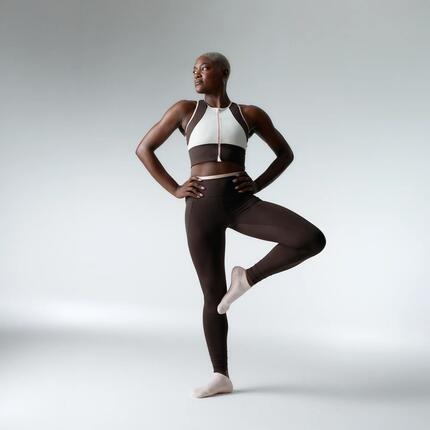 Ensemble de sport Top+Legging Trackline pour femmes Black Limba