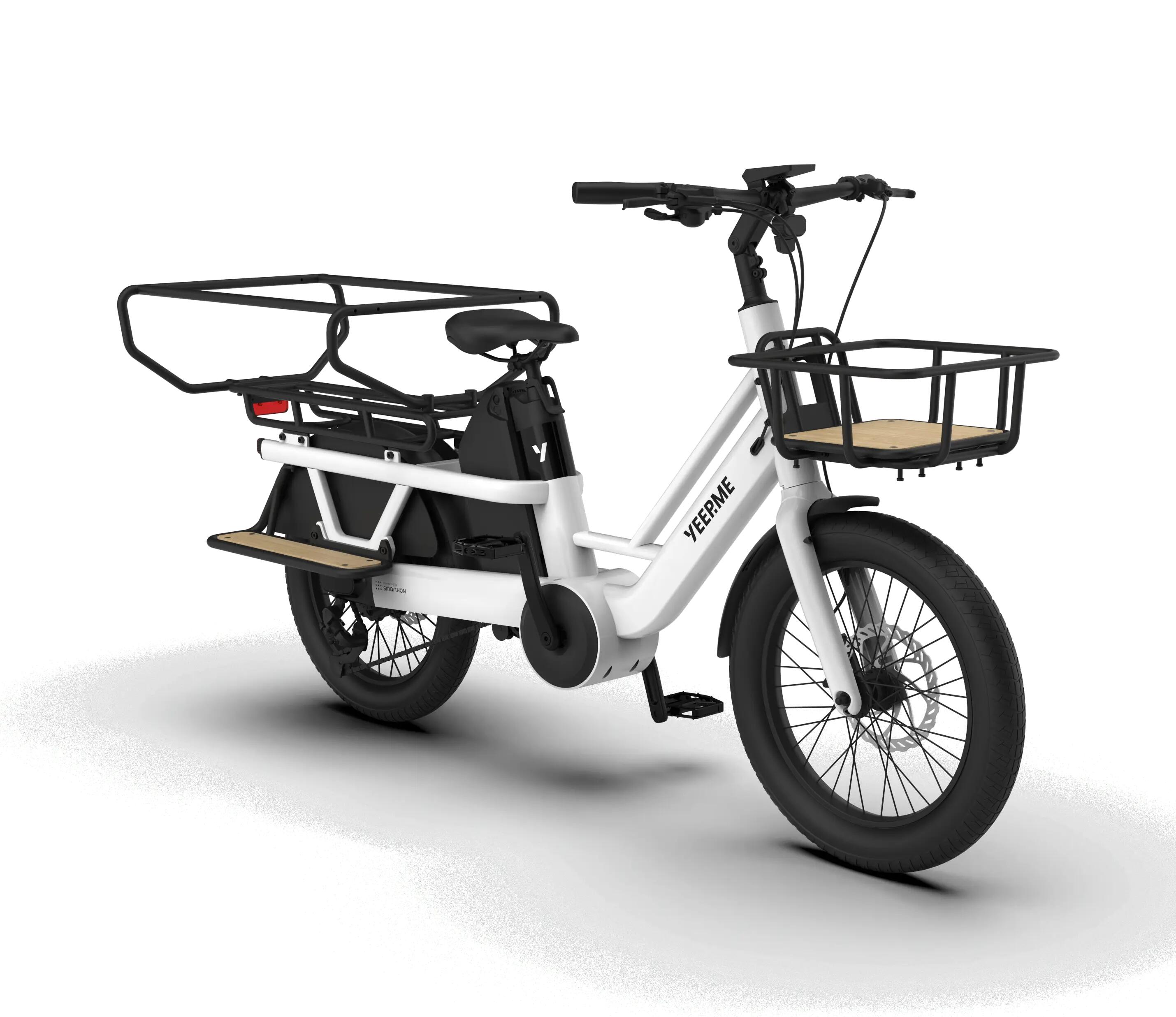 Vélo cargo Longtail électrique compact adulte 20" 75Nm 120km DAY CARGO MINI 2/10