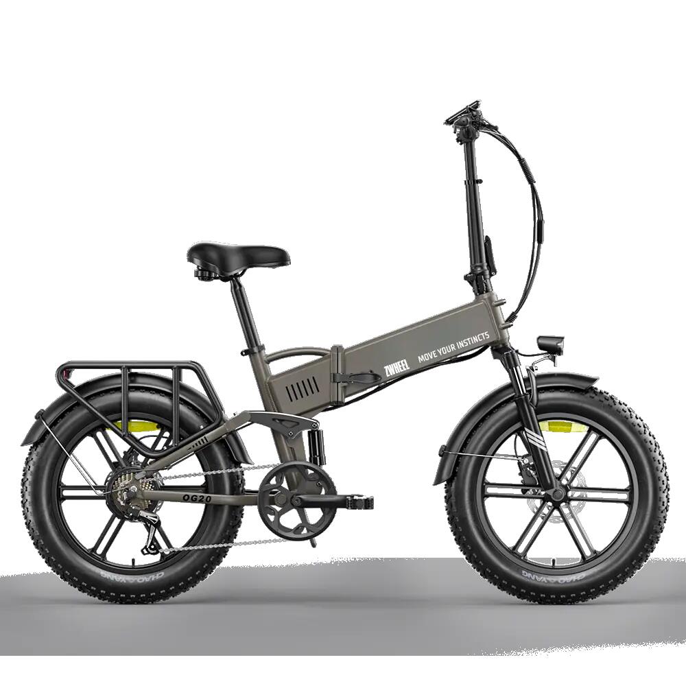 Bicicleta elétrica dobrável ZWheel Urban Compass, 250W, 55Nm, 13Ah, 100km, verde 2/7