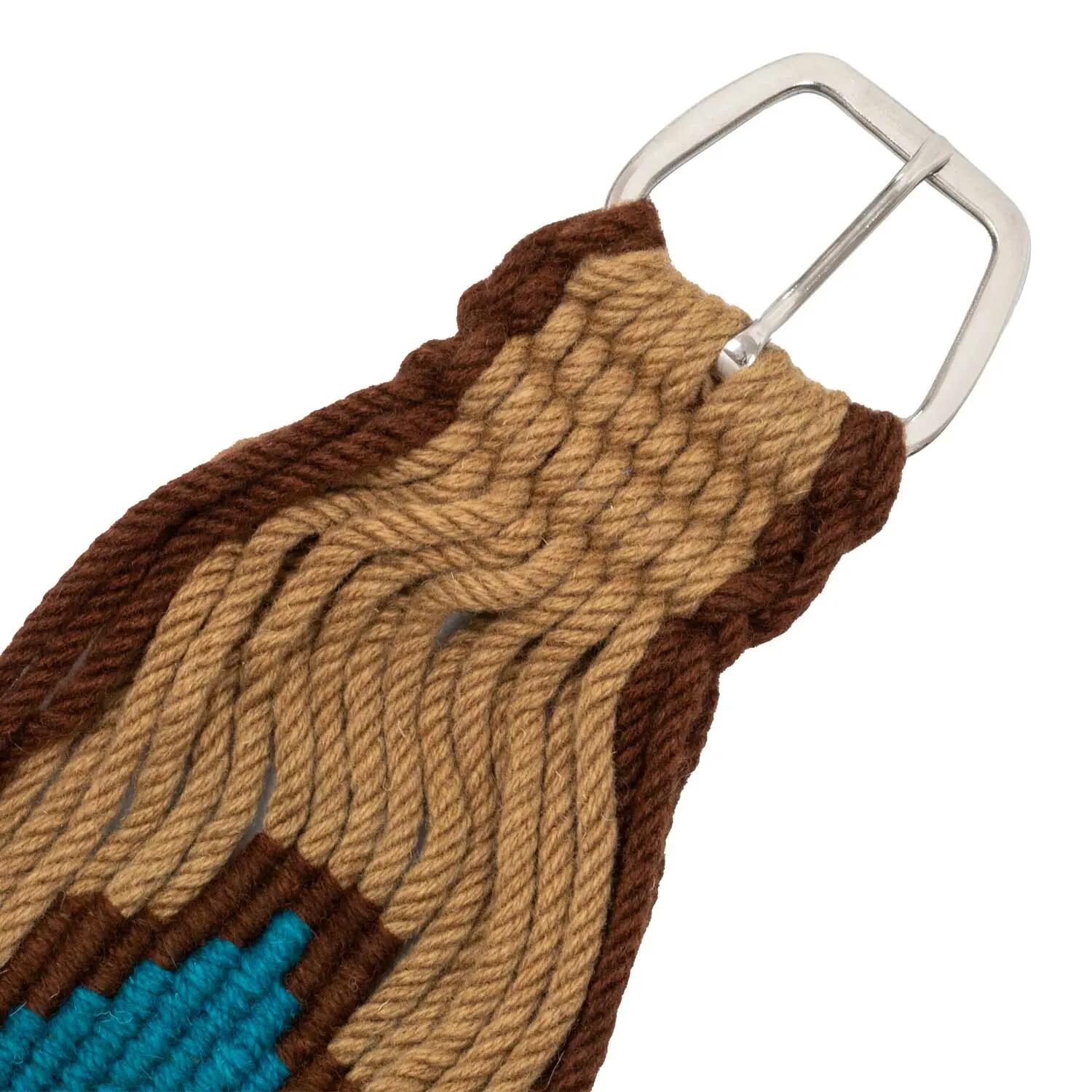 Sangle western en mohair motif aztèque 4/5