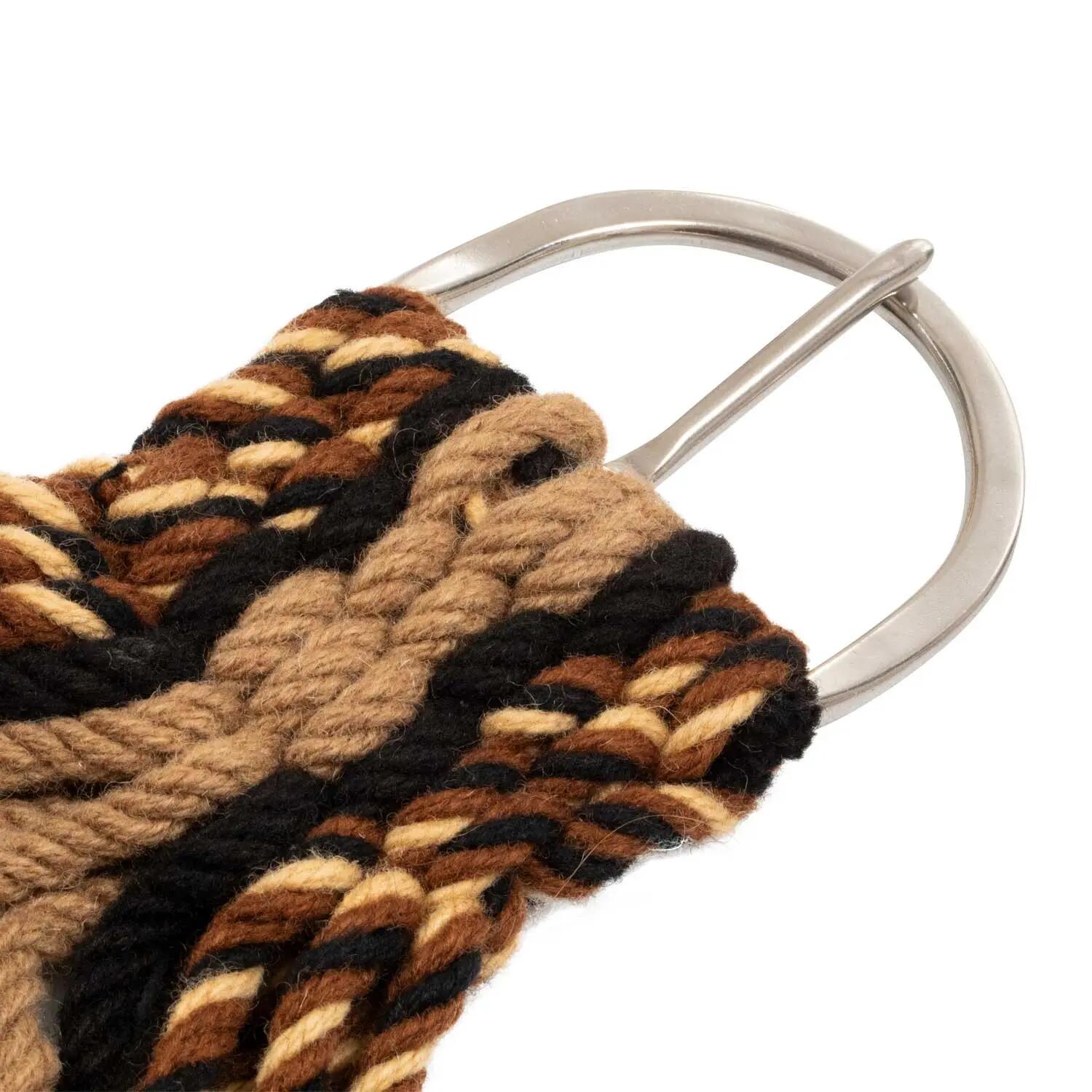 Sottopancia mohair con rinforzo centrale in pelle 4/6