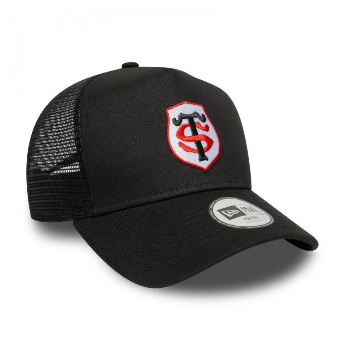 Gorra infantil New Era Trucker Mesh Stade Toulousain Negra 4/4