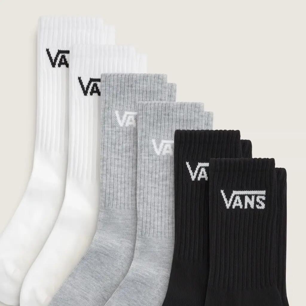 Meias Vans Modelo Vn000qcbcnc1 Classic Crew Cor Multicolorido 2/5