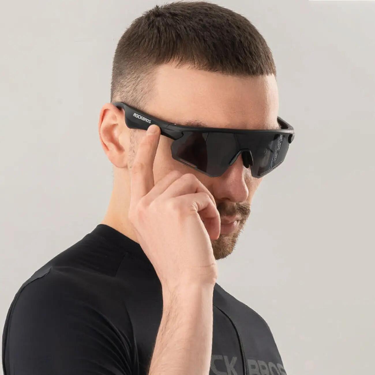 Okulary rowerowe z zestawem audio bluetooth polaryzacyjne 7/7