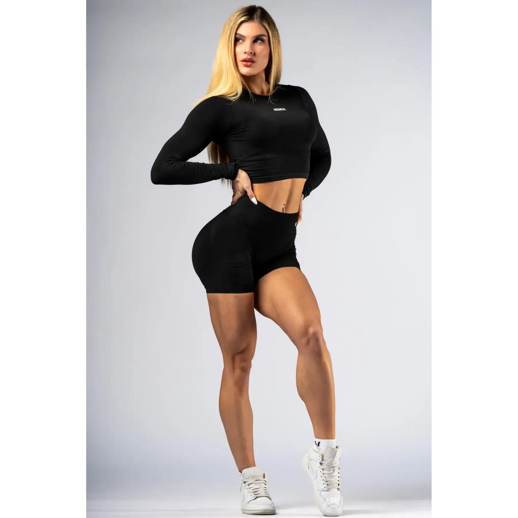 Dames short met hoge taille Nebbia Power 4/5