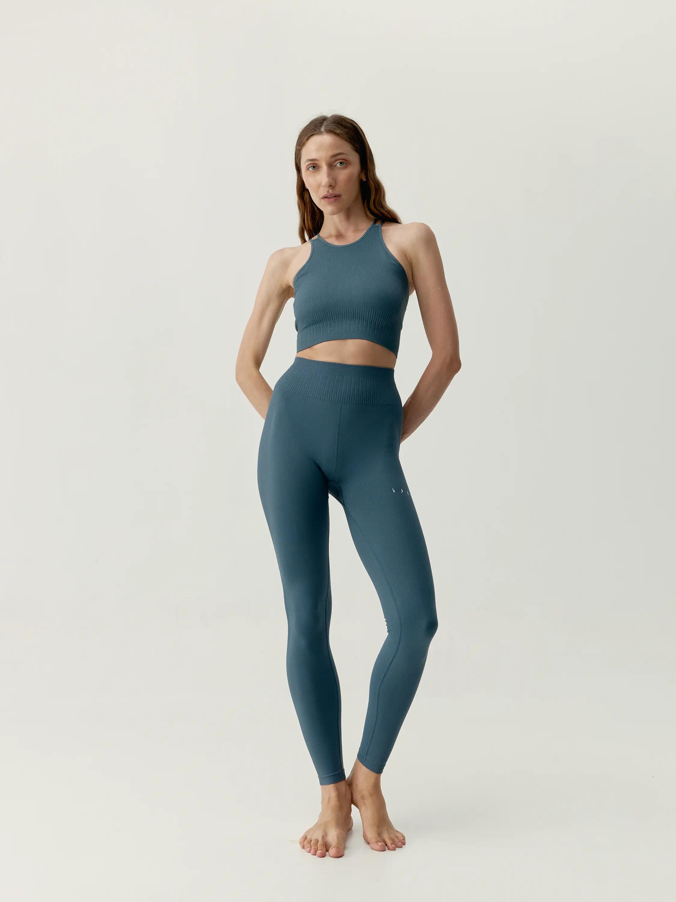 Mallas deportivas de mujer Naia Sin costuras largo cintura alta 4/5
