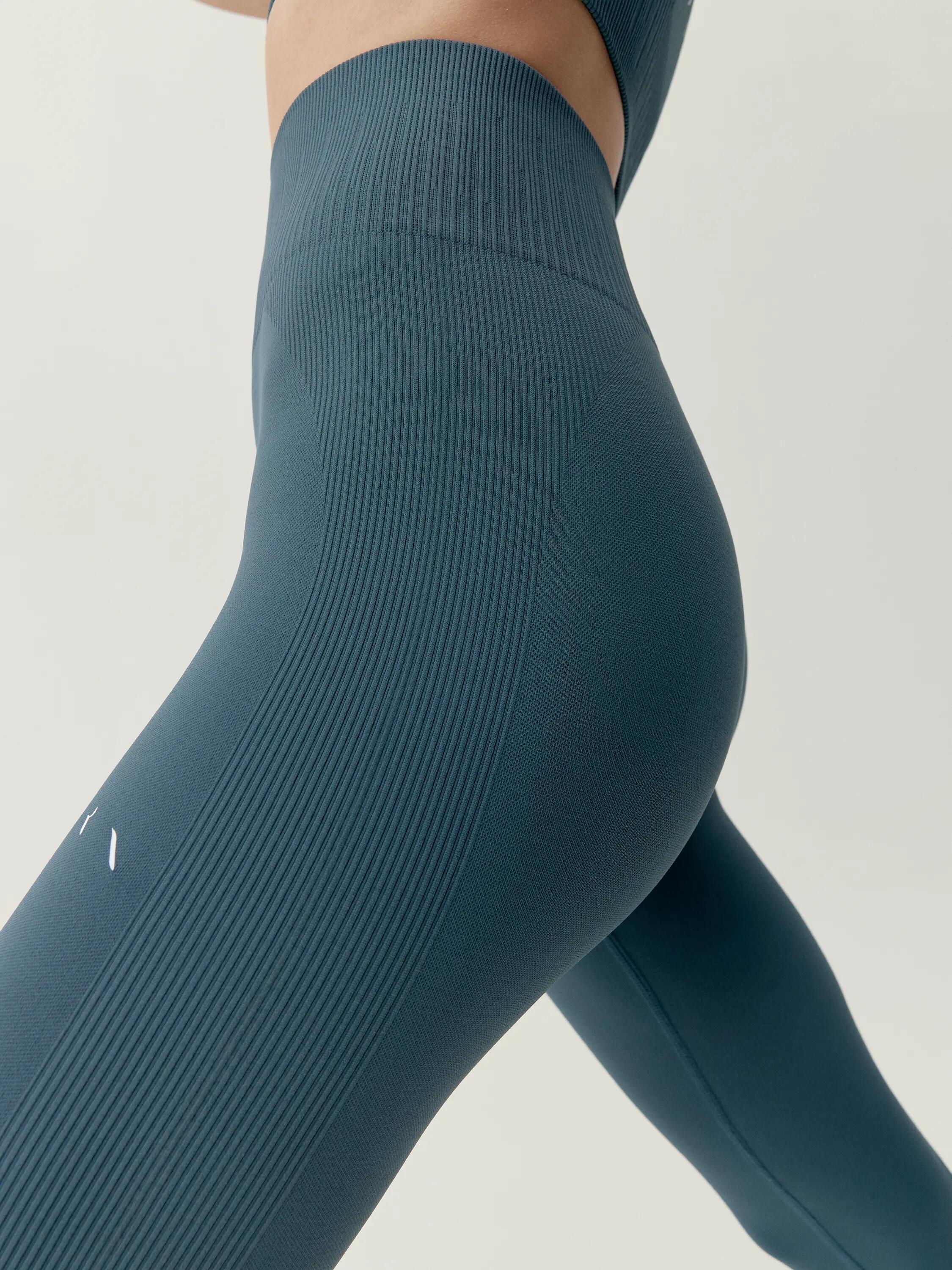 Mallas deportivas de mujer Naia Sin costuras largo cintura alta 3/5