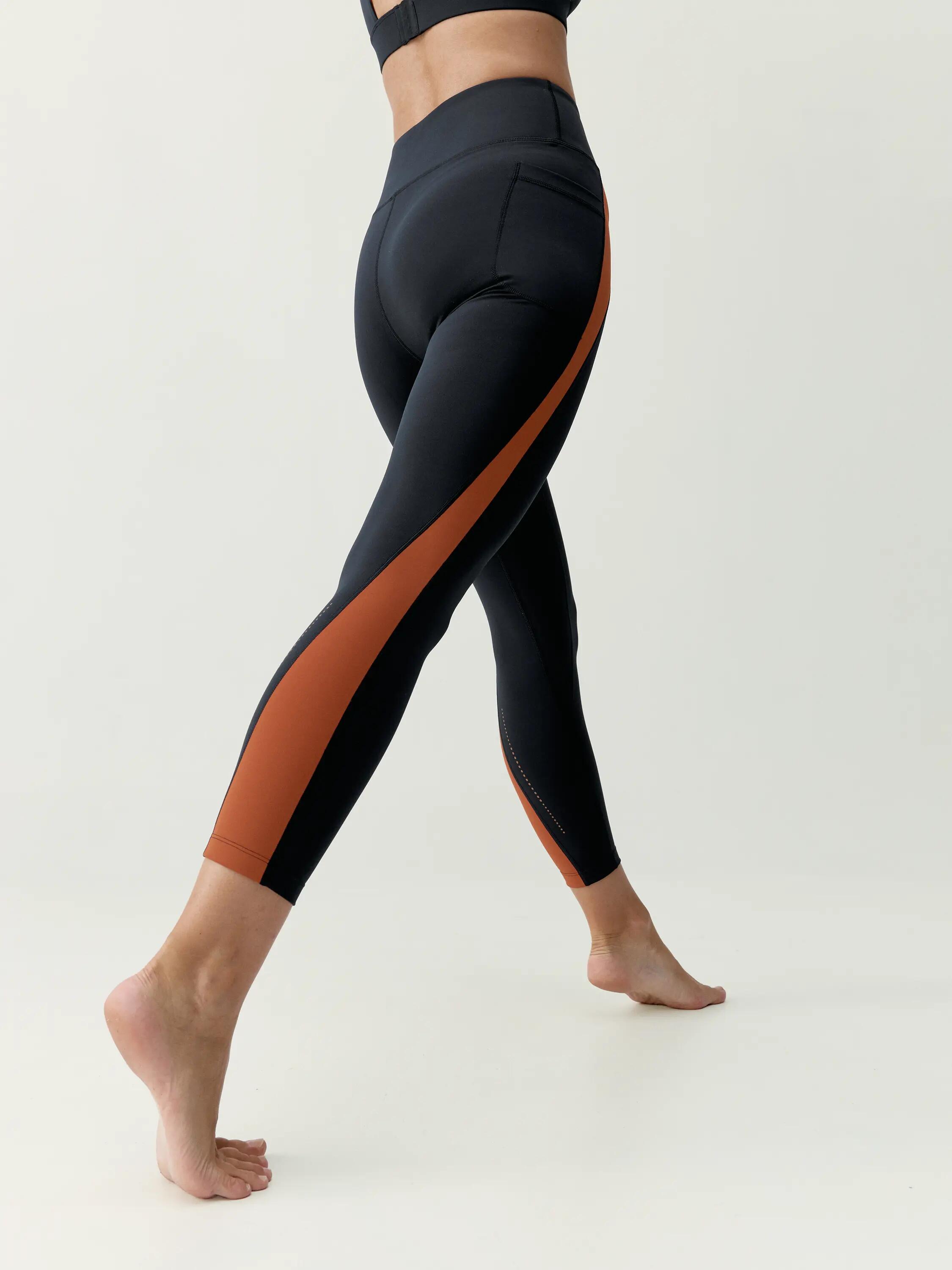 Sportleggings Damen Tao Extrahoher Bund mit Taschen formender Effekt 2/7