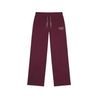 Pantaloni Sportivi Donna Wide Leg in Felpa Freddy