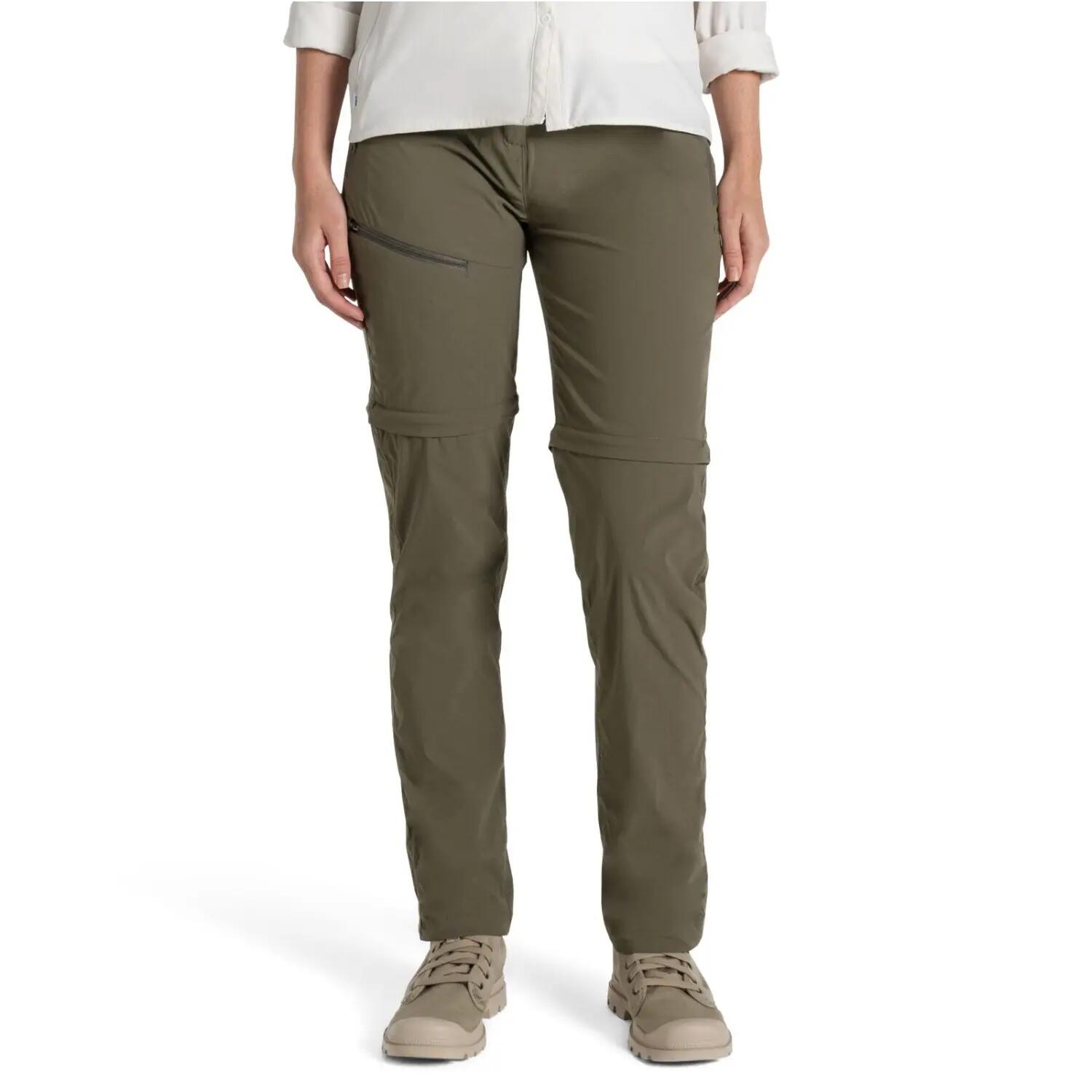 Craghoppers NosiLife Zip-off Tropenhose für Damen Insektenabweisend in Kurzgröße 3/5