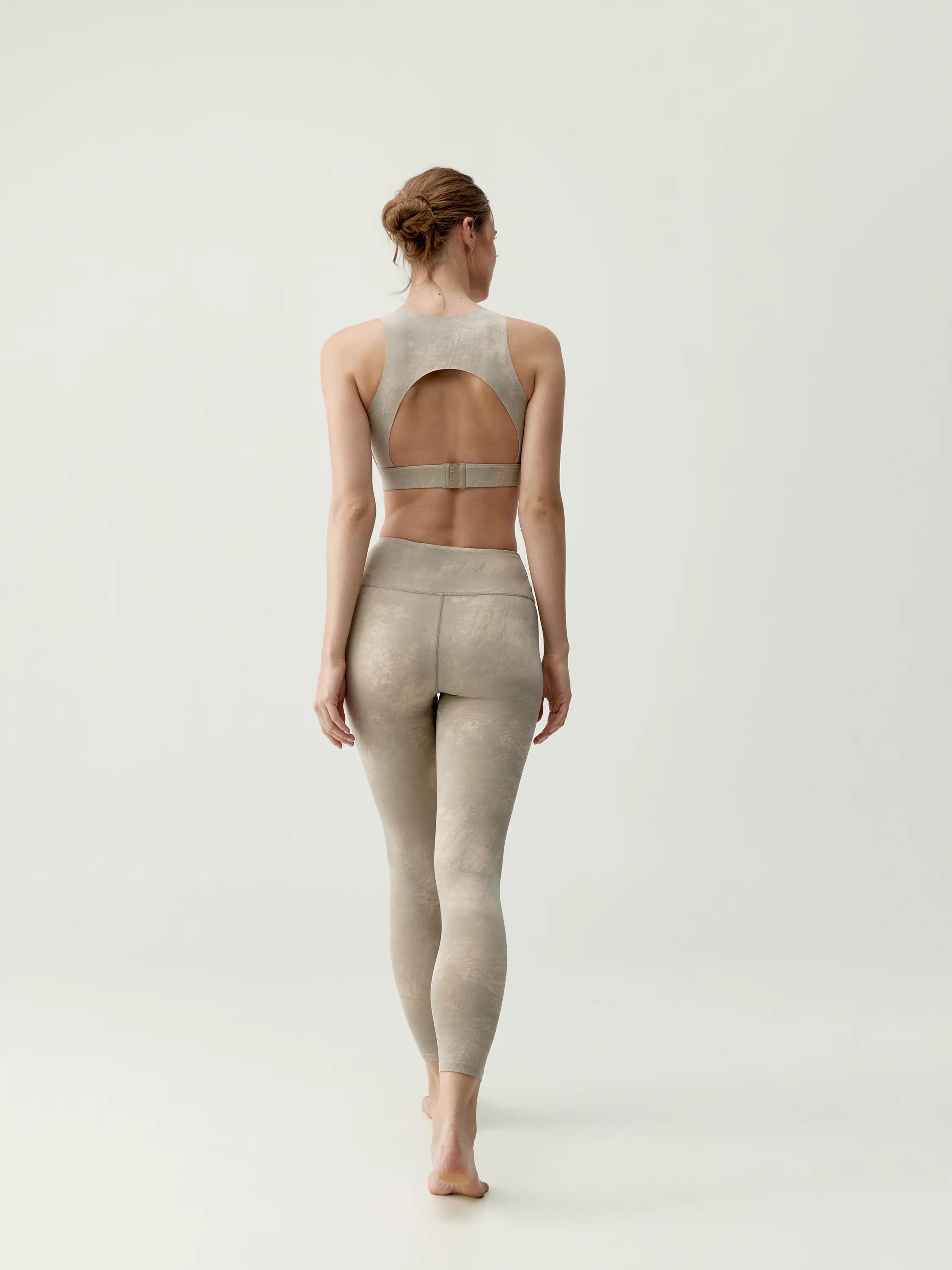 Legging sportivo donna Alaya Vita alta effetto modellante 6/7