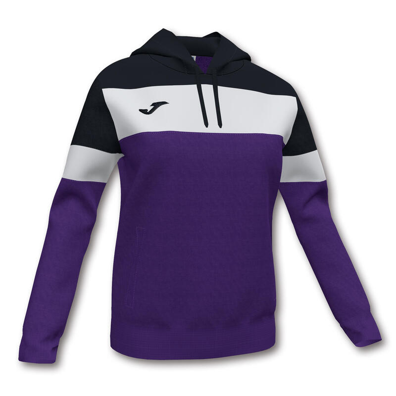 Sweat à capuche Femme Joma Crew iv violet noir blanc