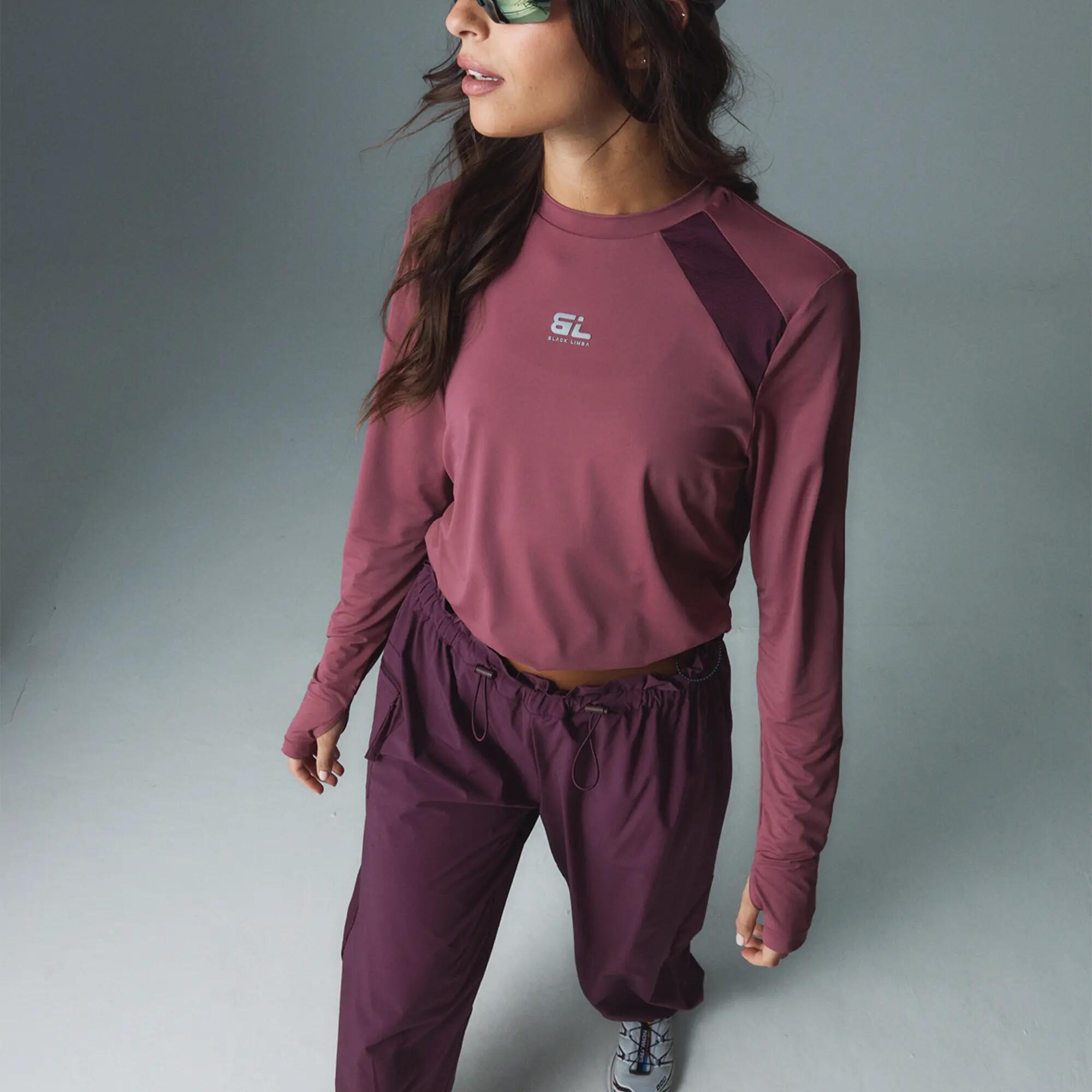 Conjunto deportivo Top + Legging Runny & Kinetic  de mujer Black Limba 2/6