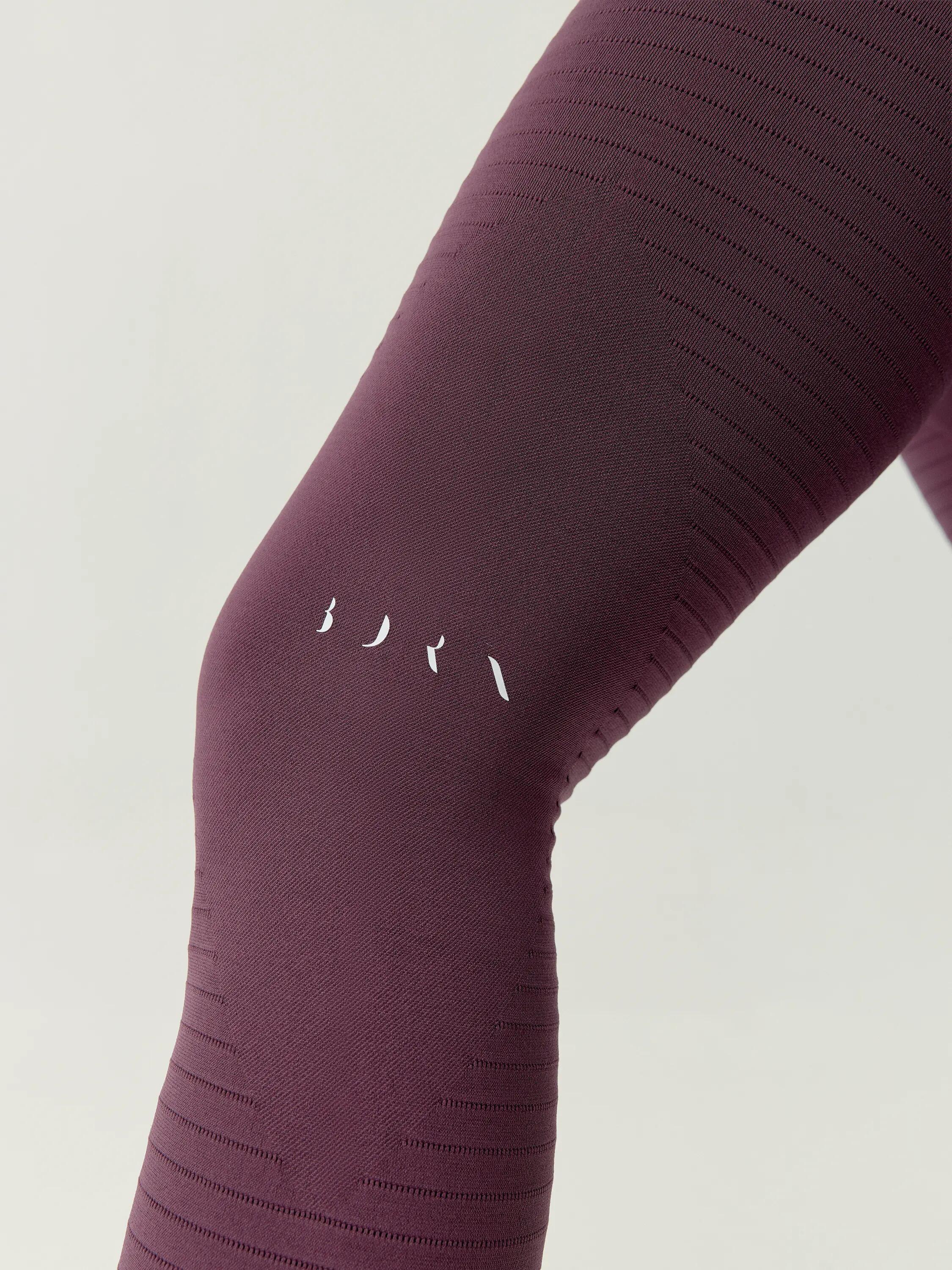Legging de sport femme Hatha longueur longue taille haute 4/6
