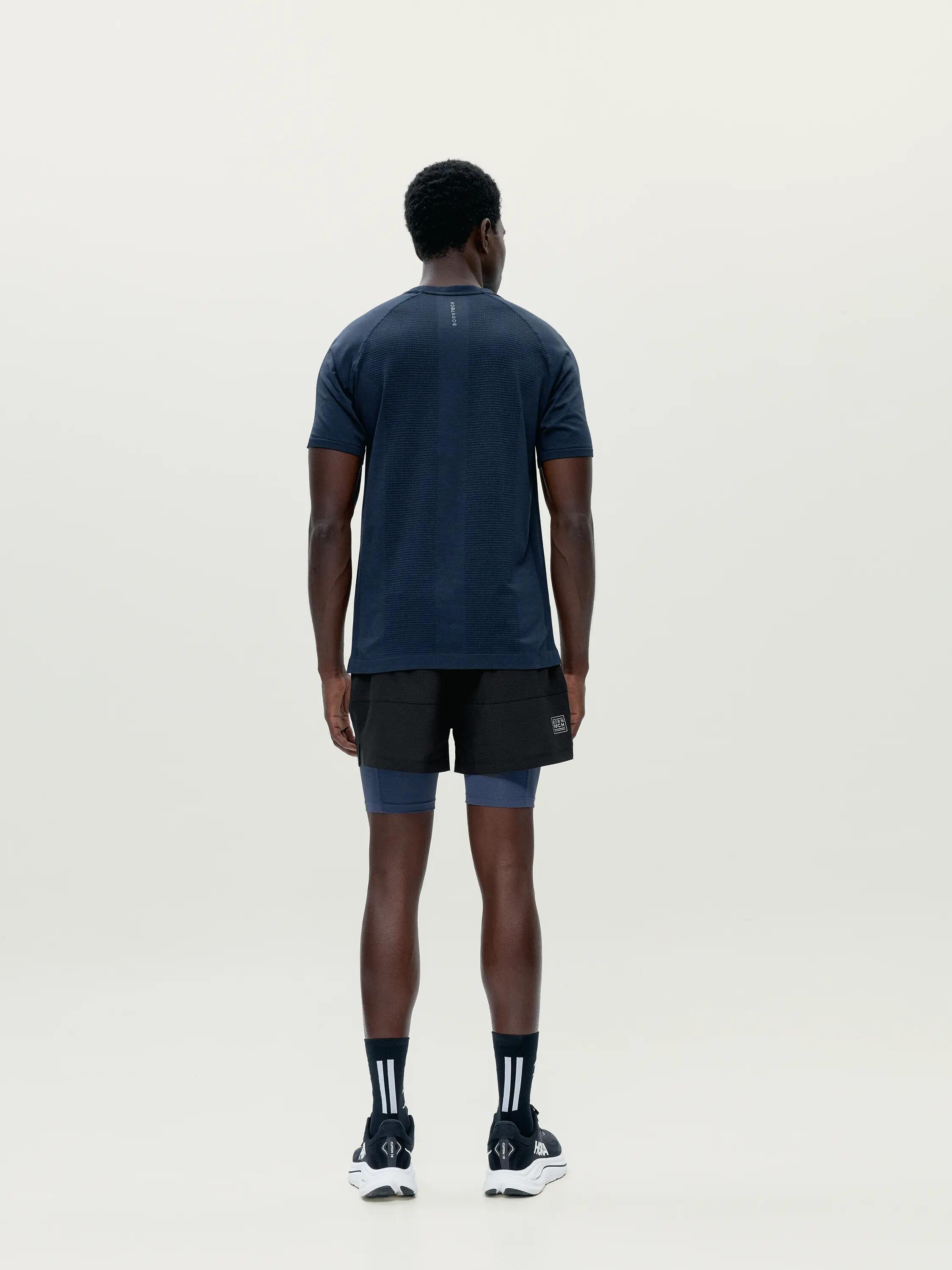 Pantalón corto deportivo de hombre Strider 2 en 1 con bolsillos 6/6