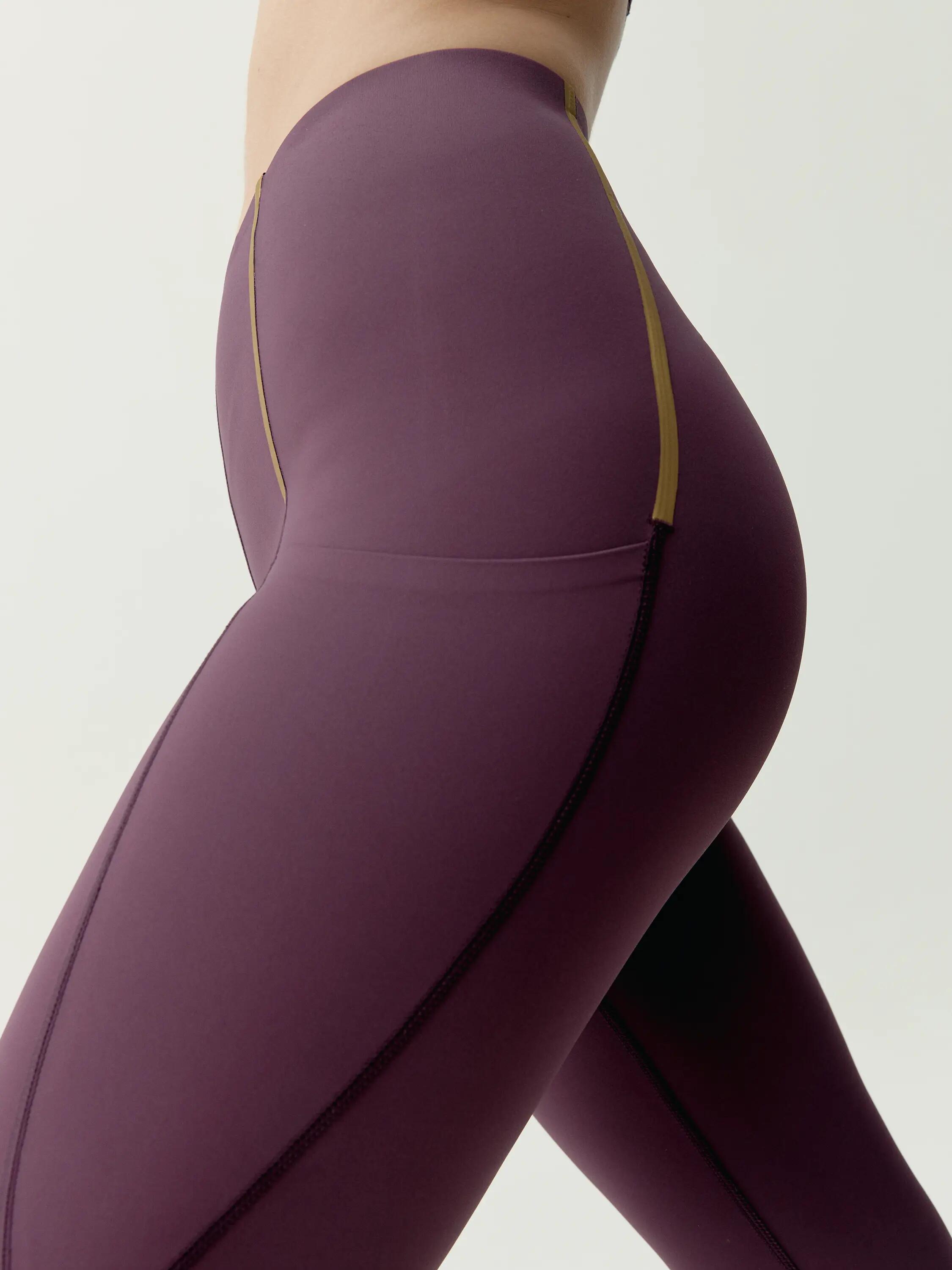 Legging sportivo donna Gold 2.0 Vita extra alta effetto modellante 3/9