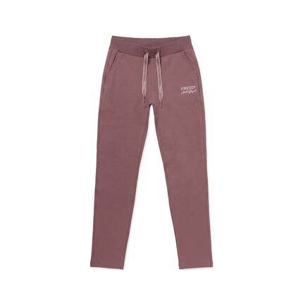 Pantalon de sport pour femmes en molleton, coupe classique, bas droit