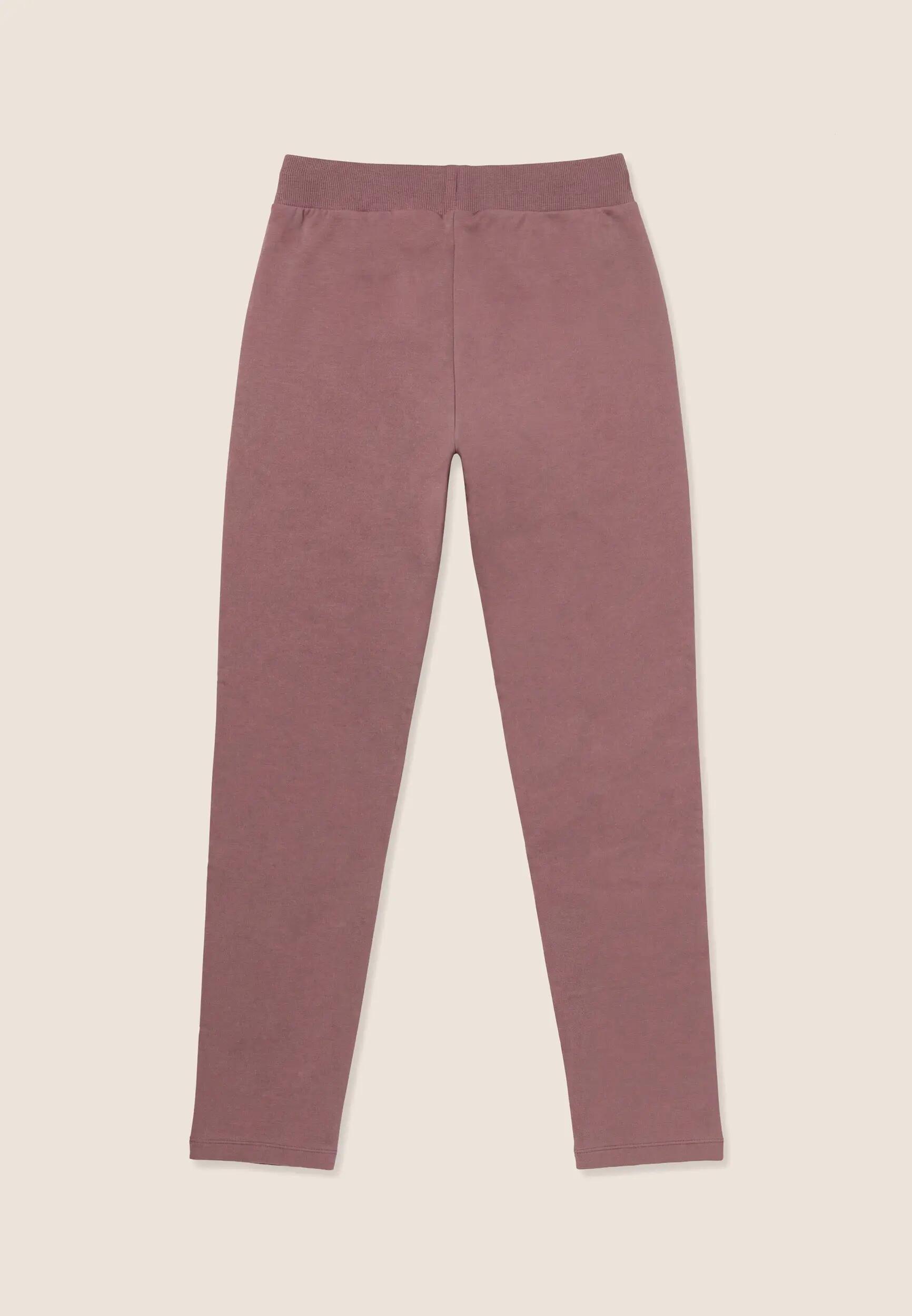 Pantaloni Sportivi Donna in Felpa, Regular Fit, Fondo Dritto 2/3
