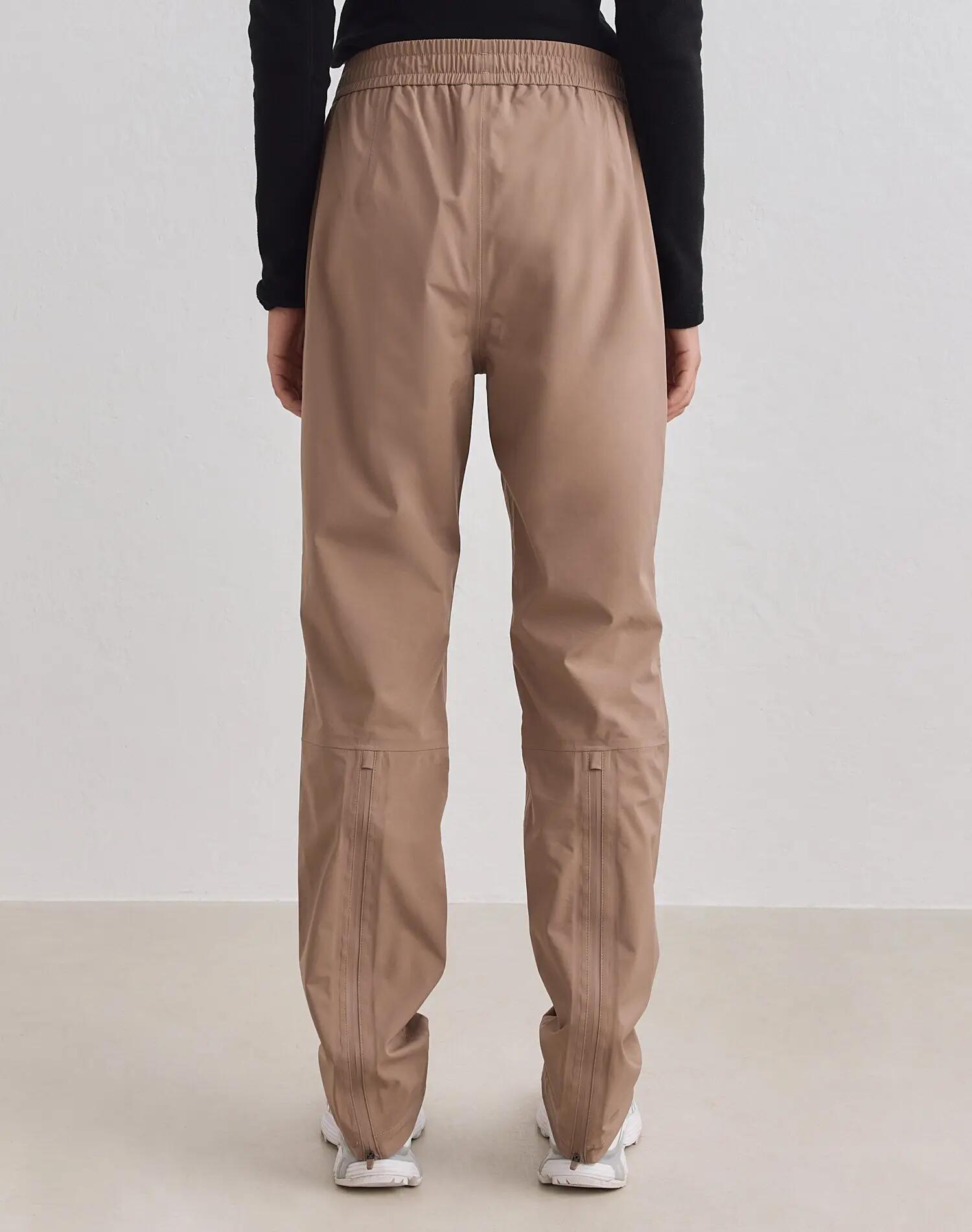 Mujer Pantalón Impermeable de Poner Bajo Ajustable Cremallera Gemelo Avellana 4/6