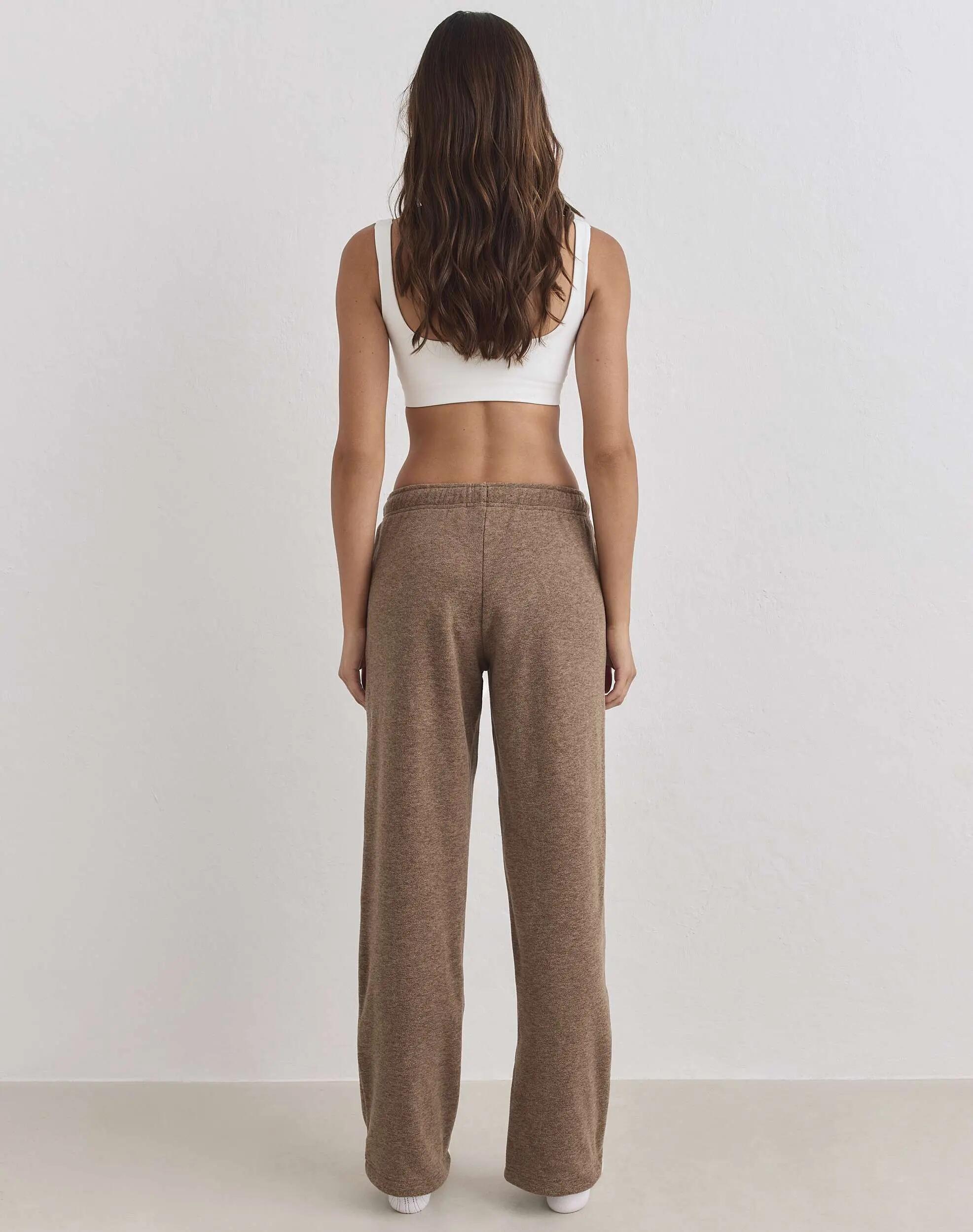 Femme Pantalon Polaire Noisette 3/5