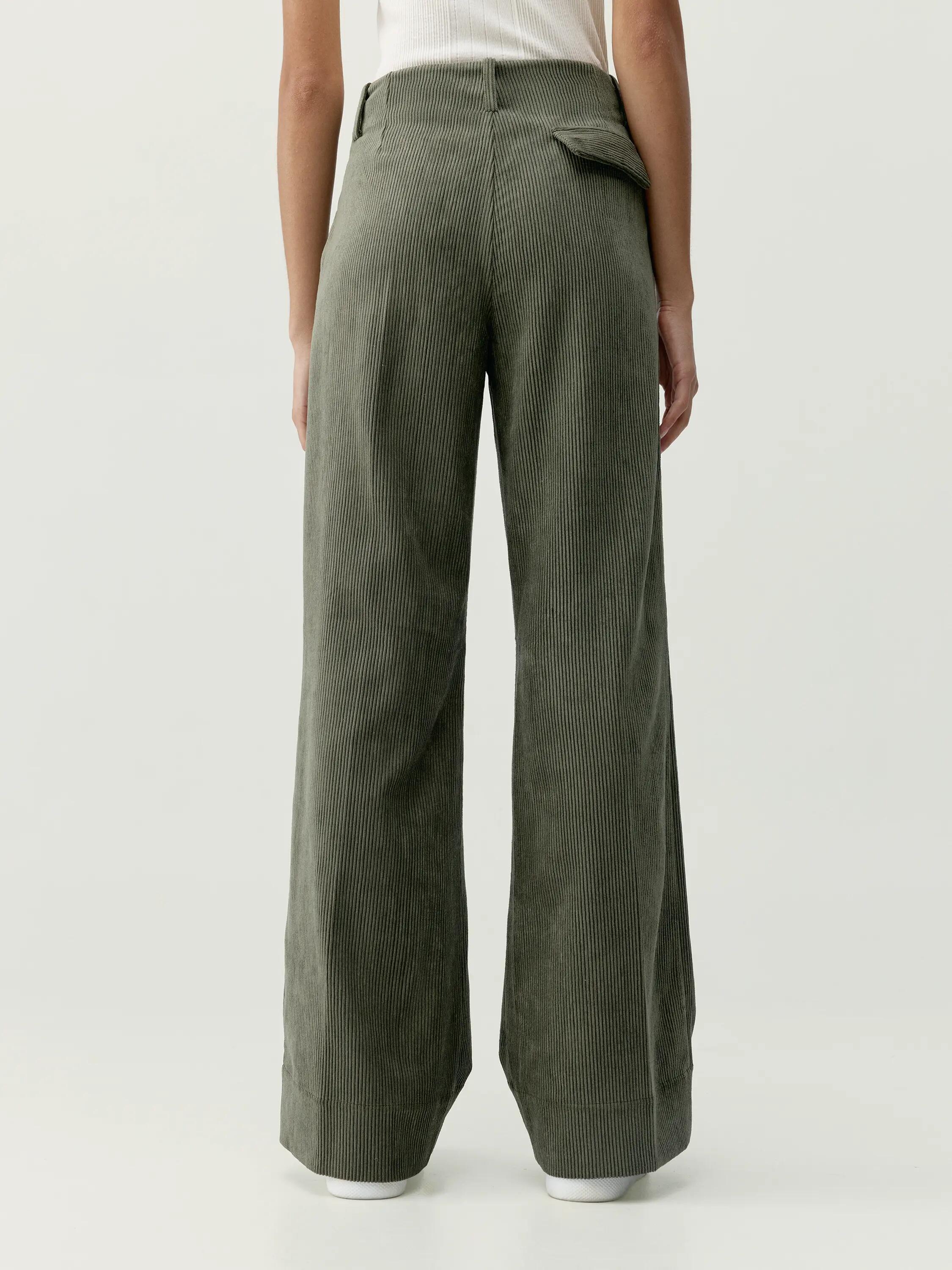 Pantaloni sportivi donna Zinnia Gamba larga con tasche chiusura con zip 2/7