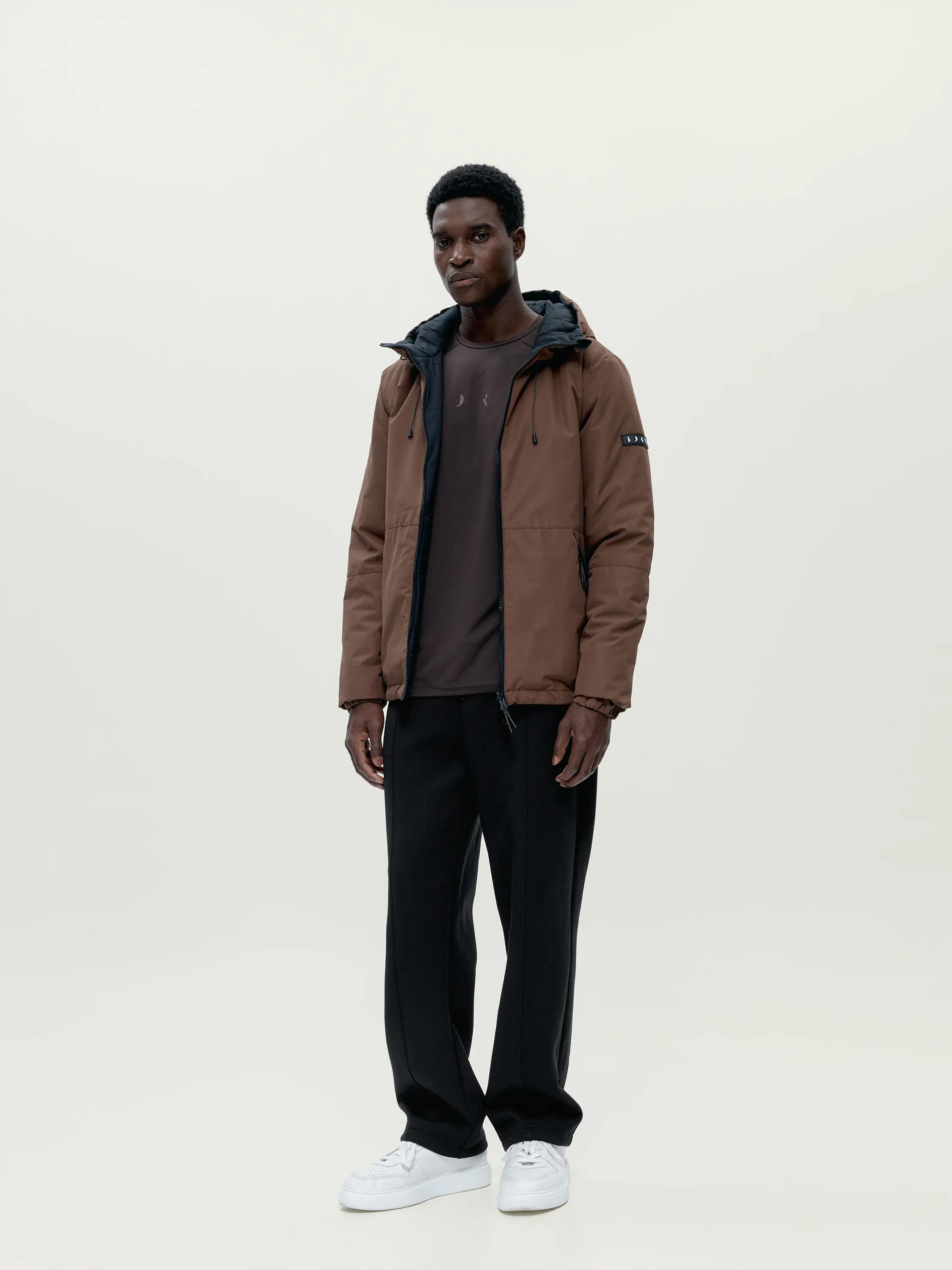 Cappotto sportivo uomo Volga Con cappuccio antivento reversibile 9/11