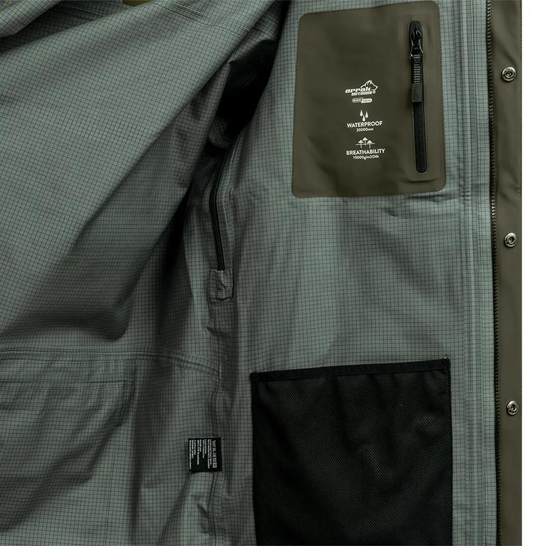 Veste Explorer homme vert olive 7/8