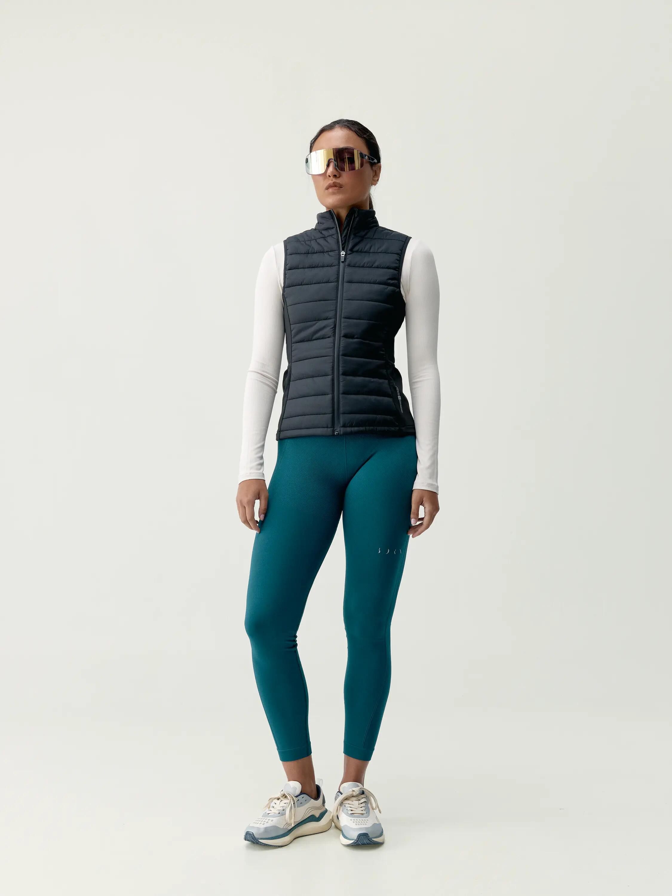 Gilet sportivo donna Vortex Con tasche tatto morbido 4/5