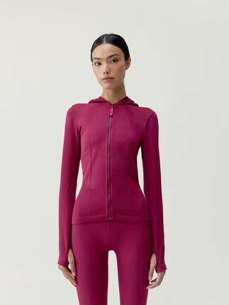 Veste de sport femme Viveka à capuche effet gainant