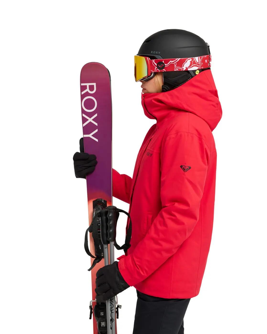 Veste de snow technique GORE‑TEX® DRIFTER Rouge Femme 3/4