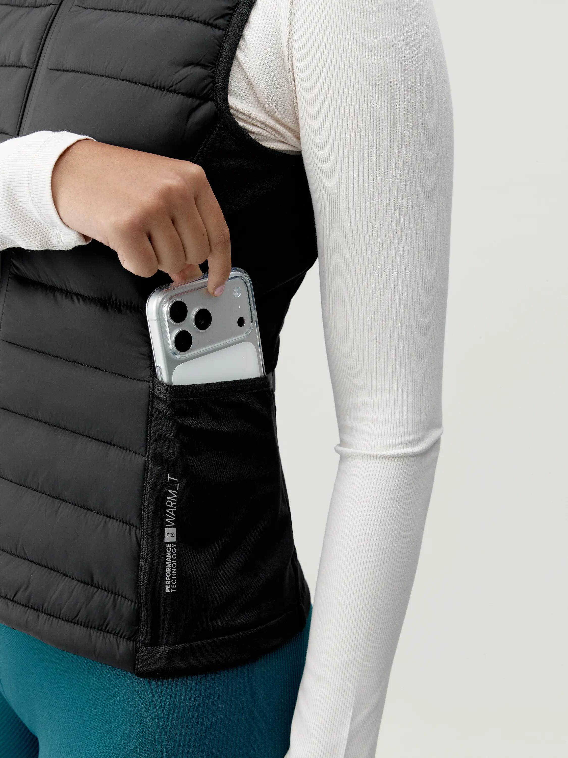 Gilet sportivo donna Vortex Con tasche tatto morbido 3/5