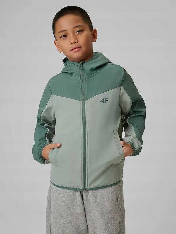 KURTKA CHŁOPIĘCA 4F WIOSENNA PRZEJŚCIOWA SOFTSHELL 3/10
