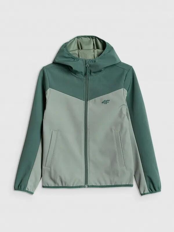 KURTKA CHŁOPIĘCA 4F WIOSENNA PRZEJŚCIOWA SOFTSHELL 2/10