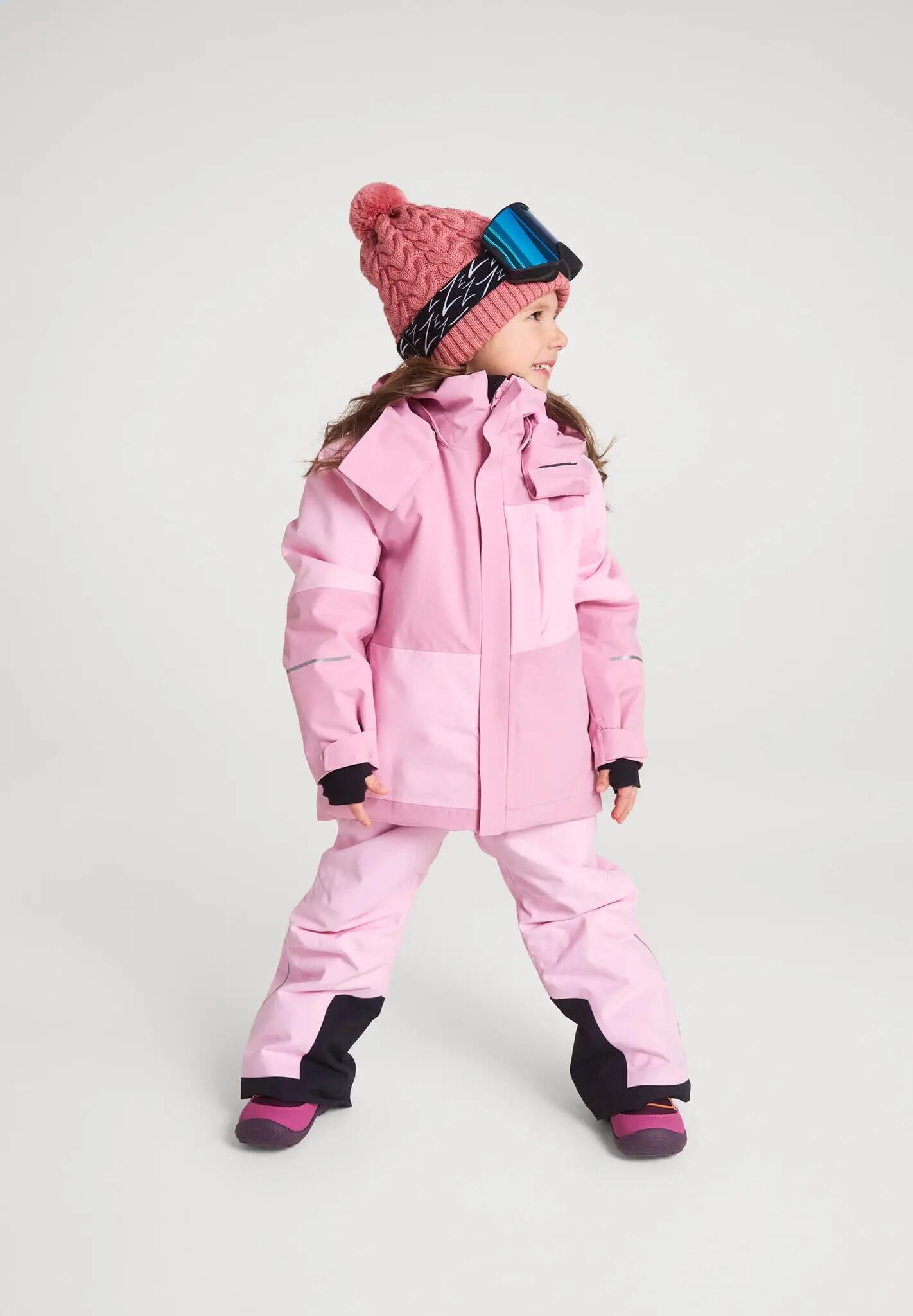 tec Kinder Schneehose Proxima Grey Pink 3/5