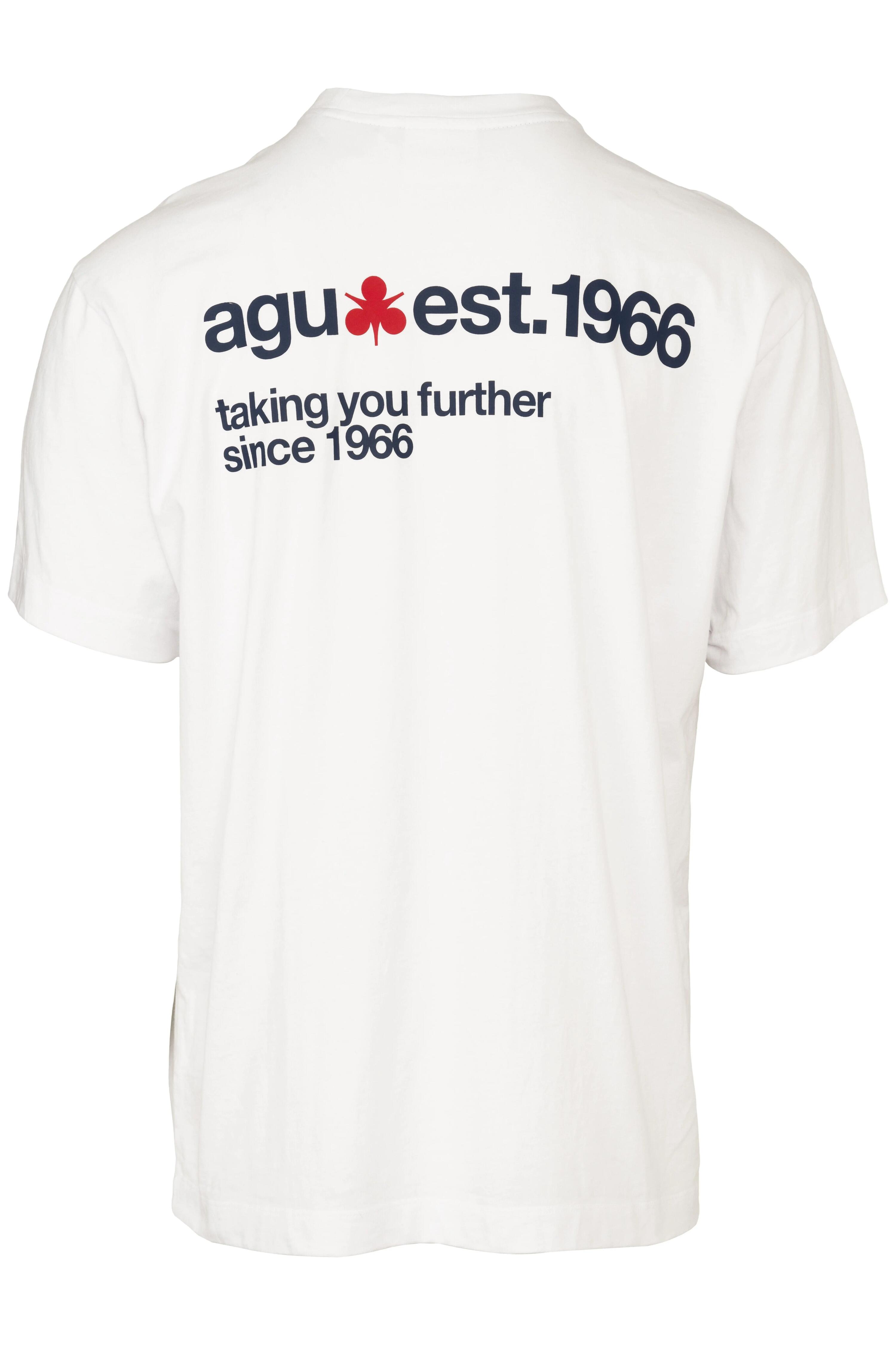 T-shirt cyclisme décontracté coton blanc Classic 6/7