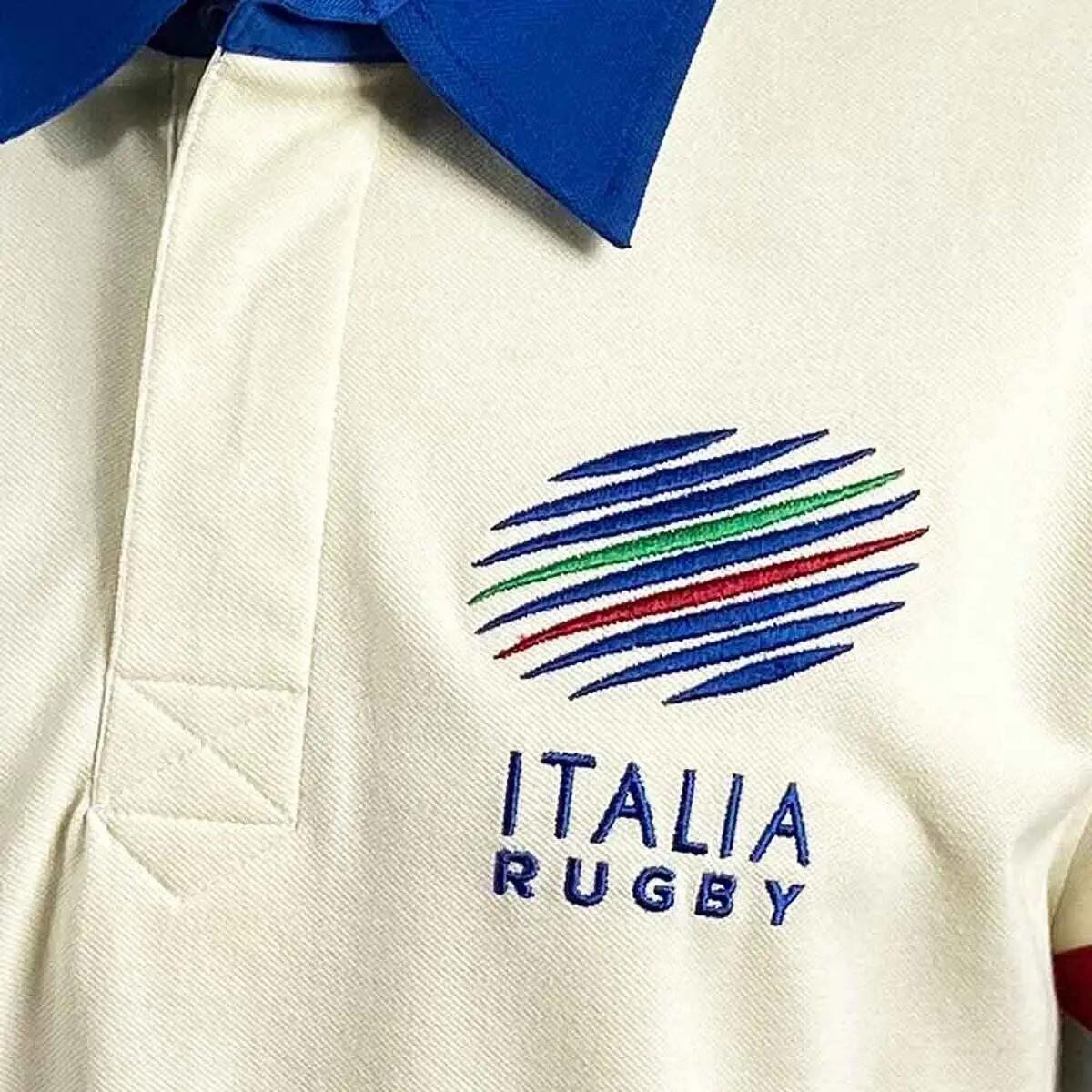 Italië Rugby 1988 Ellis Rugby Poloshirt 3/5