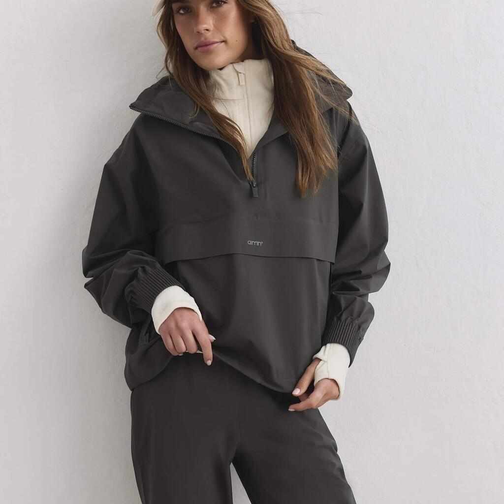 Women's Anorak Waterproof Stretch Dark Ivy
