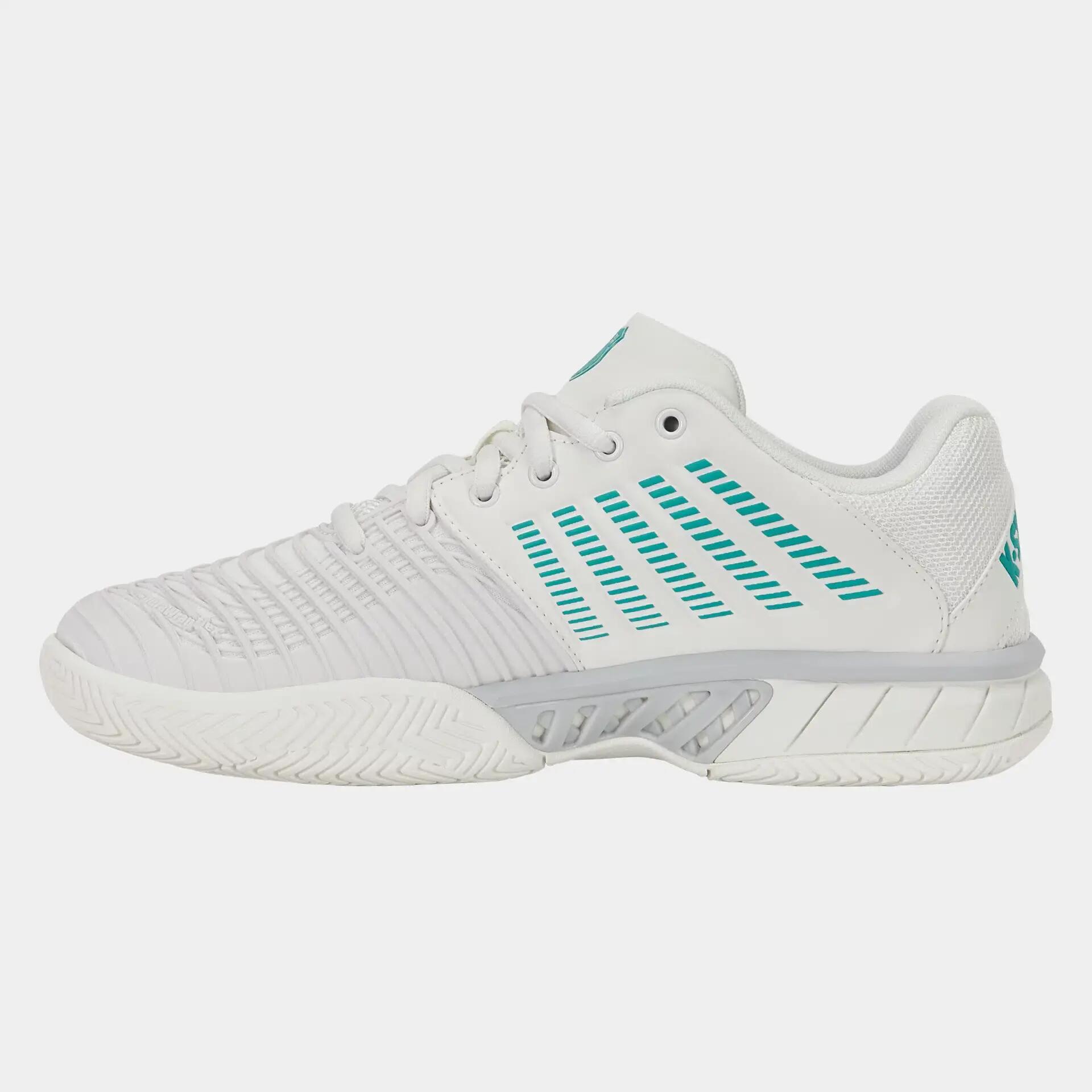 Scarpe da tennis per donna – K-SWISS EXPRESS LIGHT 3 – bianche e grigie 5/7