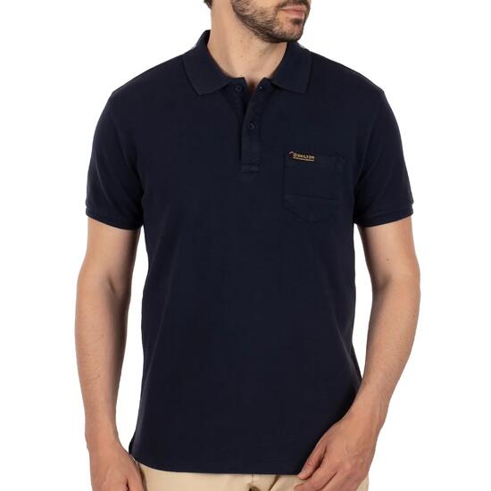 Polo piqué lagon Navy S