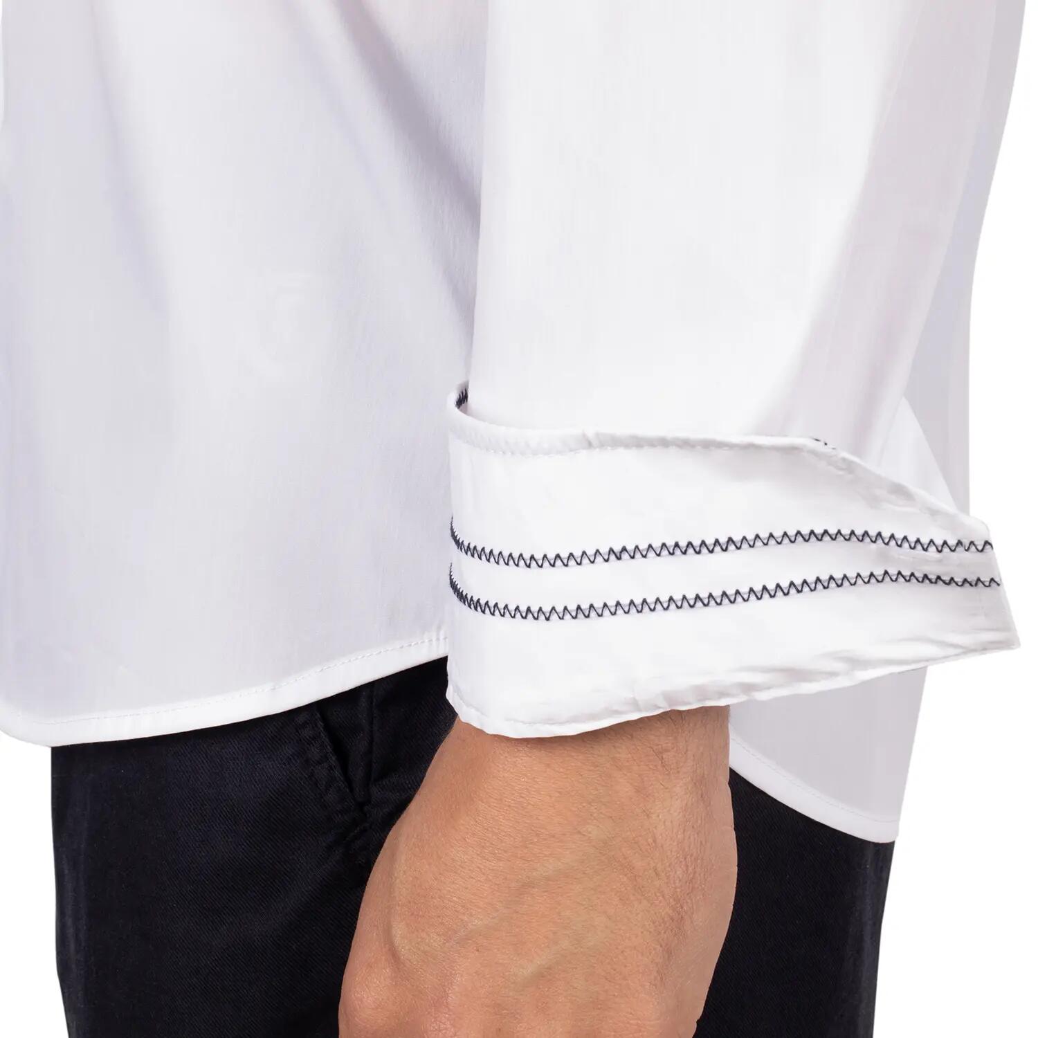 Chemise unie azura 5XL / Blanc 5/5