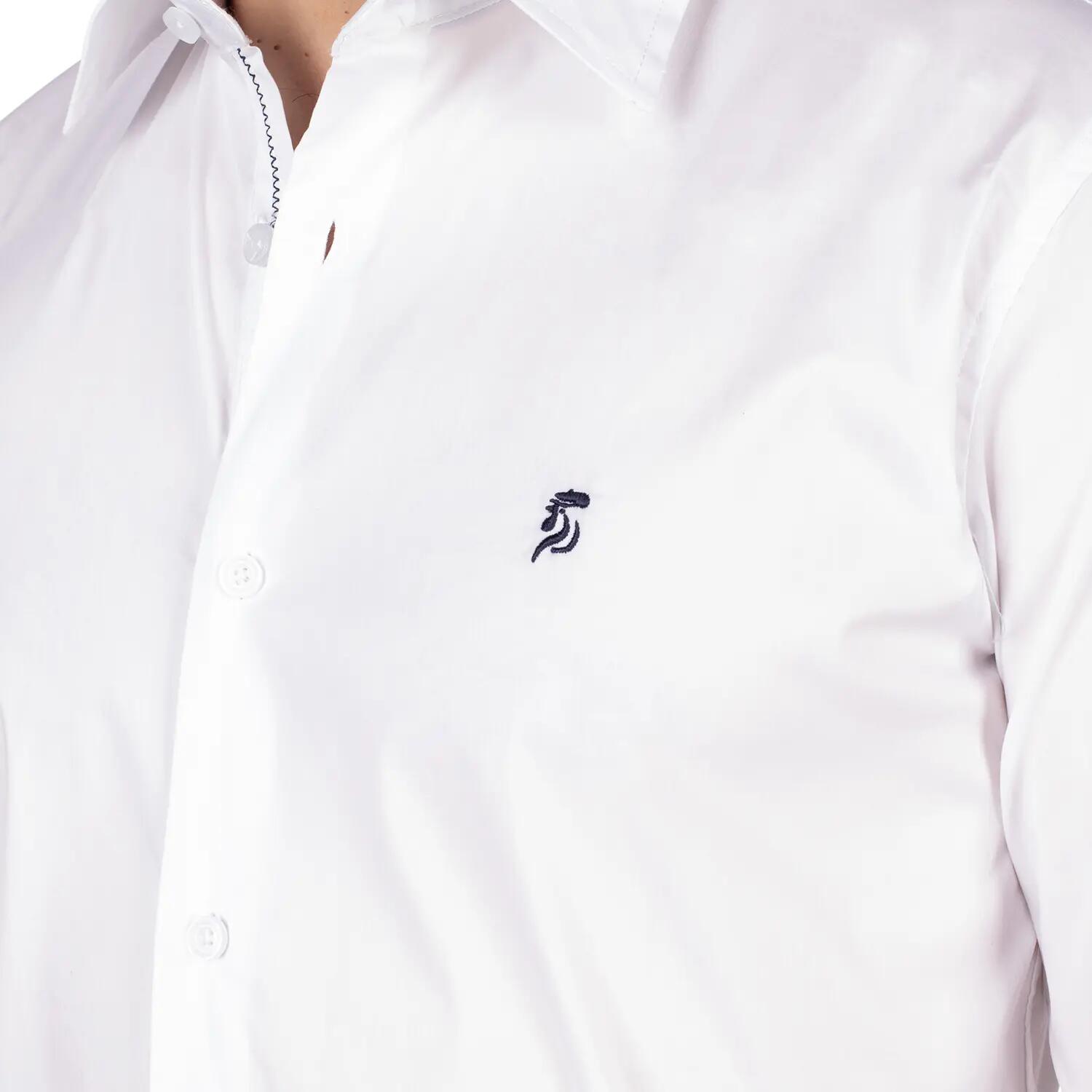 Chemise unie azura 5XL / Blanc 4/5