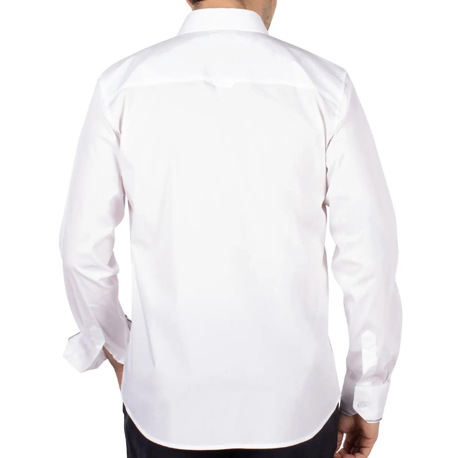 Chemise unie azura 5XL / Blanc 2/5
