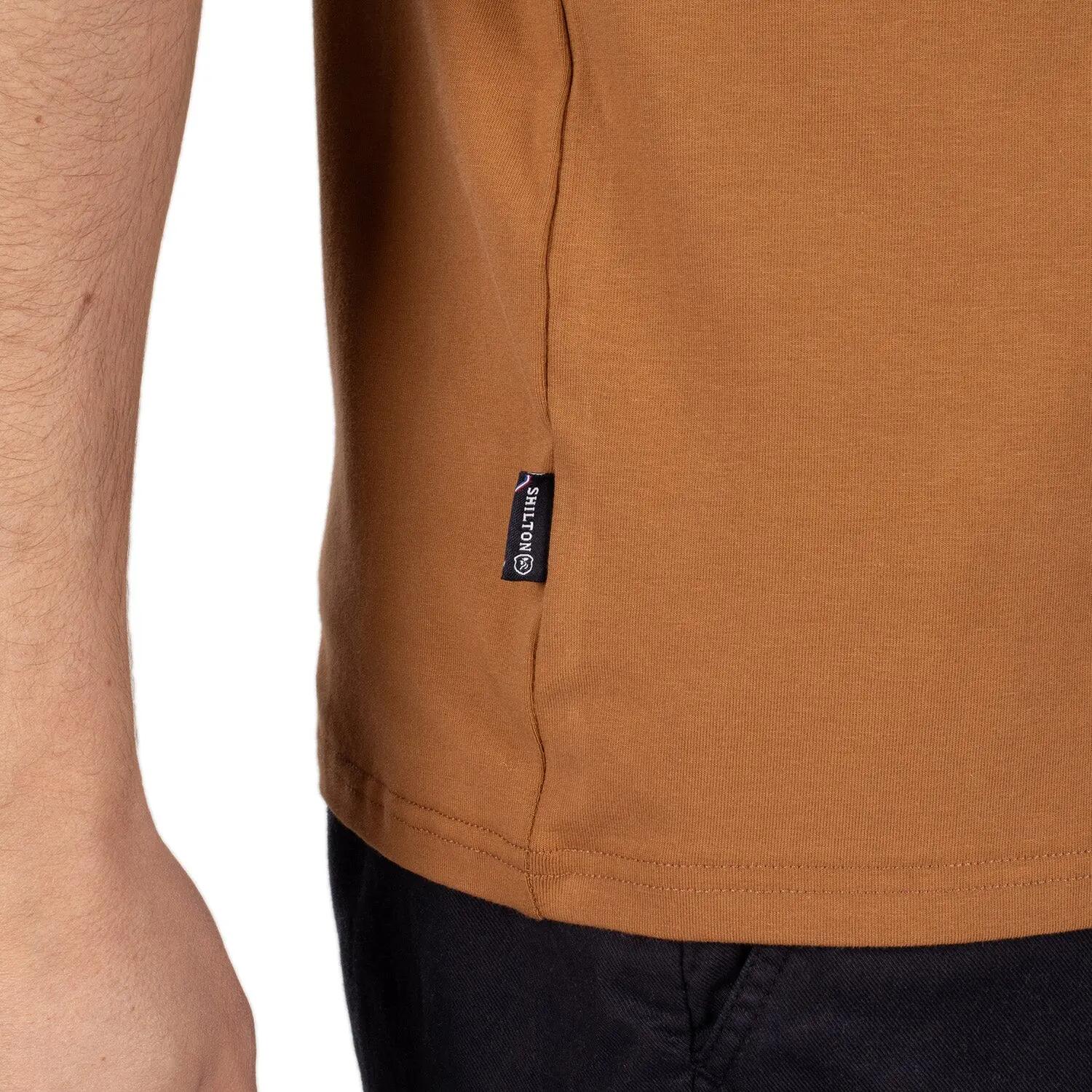 T-shirt basic velata XXL / Camel 4/4